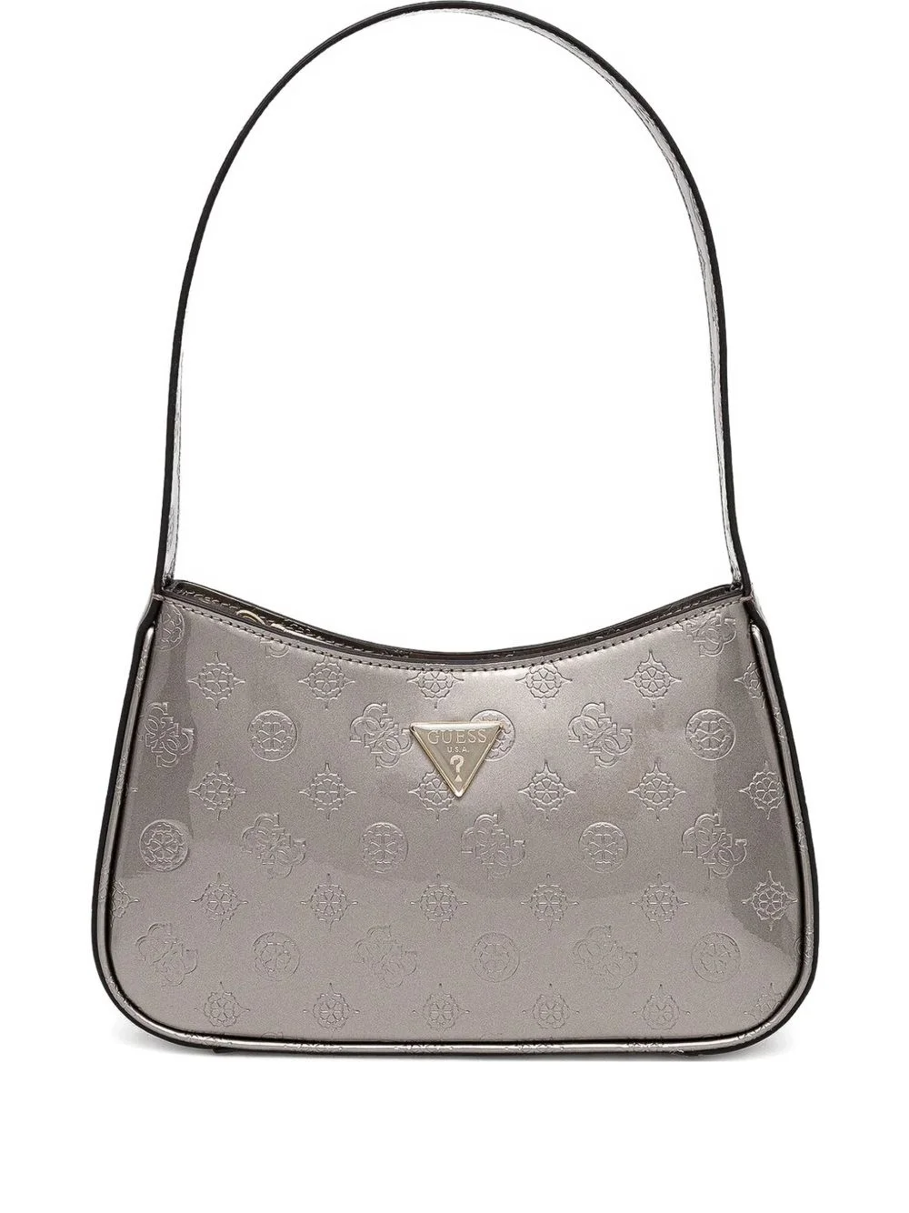 Arnela monogram-debossed shoulder bag - 1