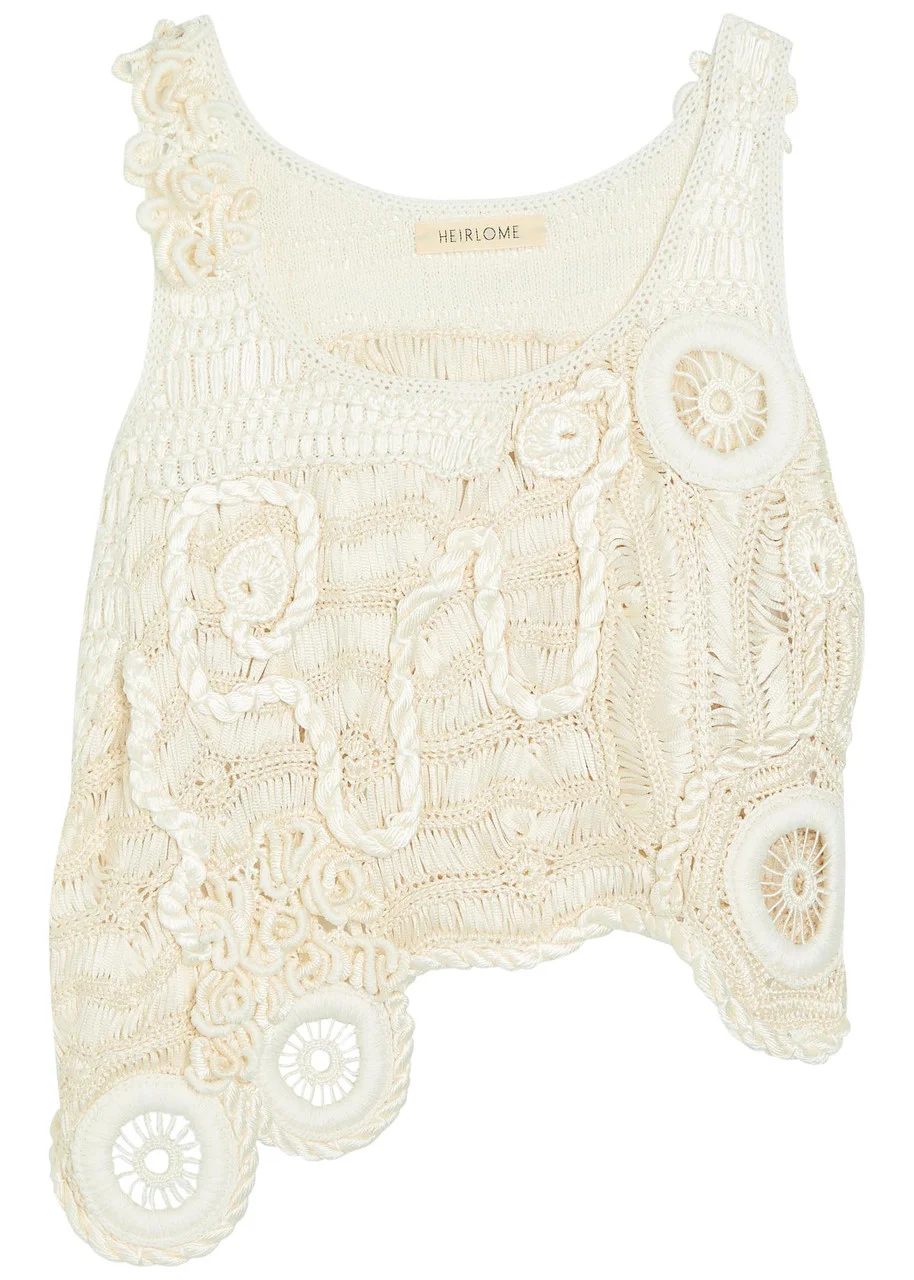 Heirlome India Woven Silk and Cotton-blend top - 1