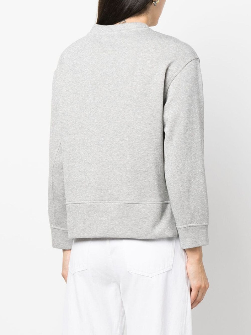 side-slits crew-neck sweatshirt 4