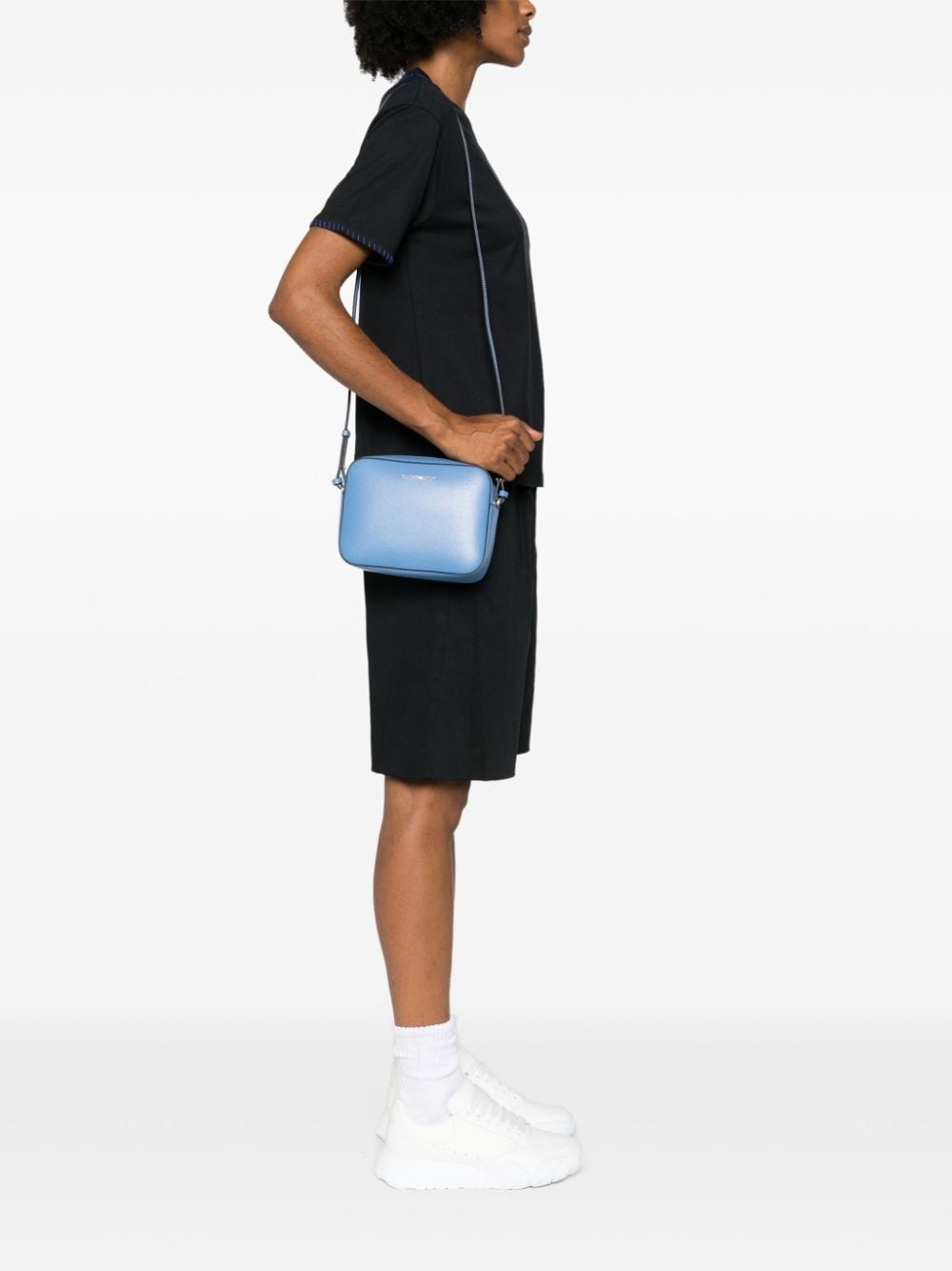 logo-stamp cross body bag - 2