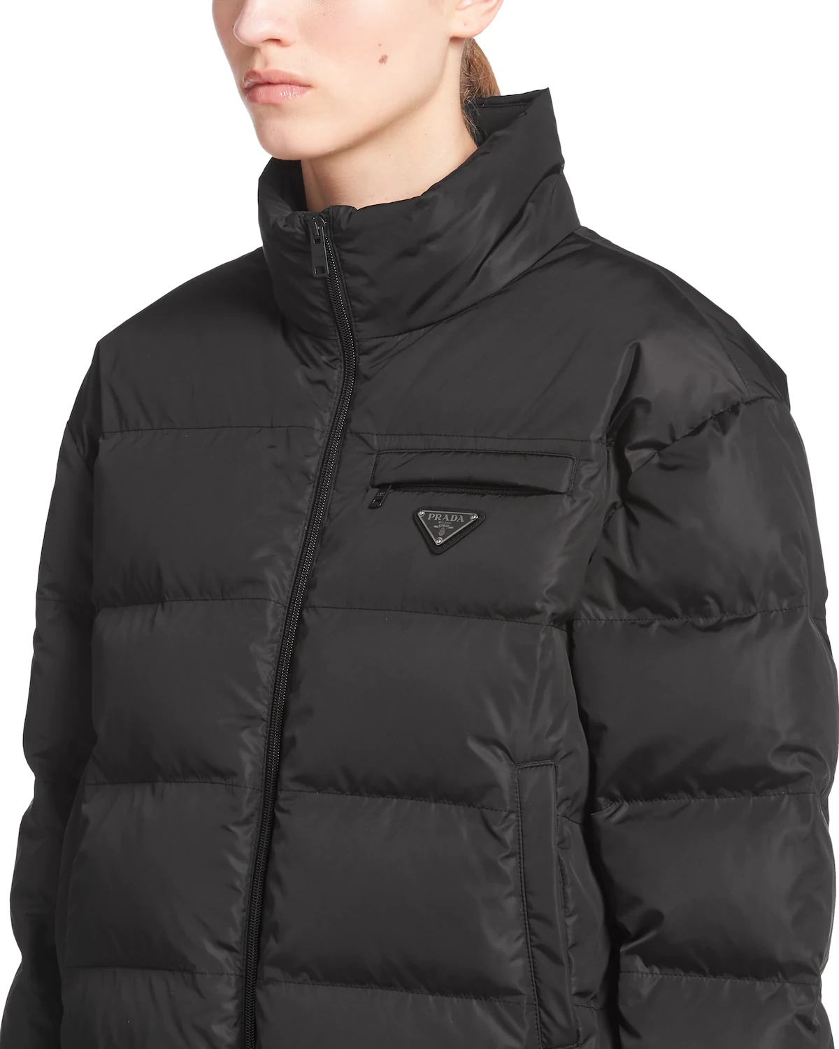 Lightweight Re-Nylon puffer jacket - 5