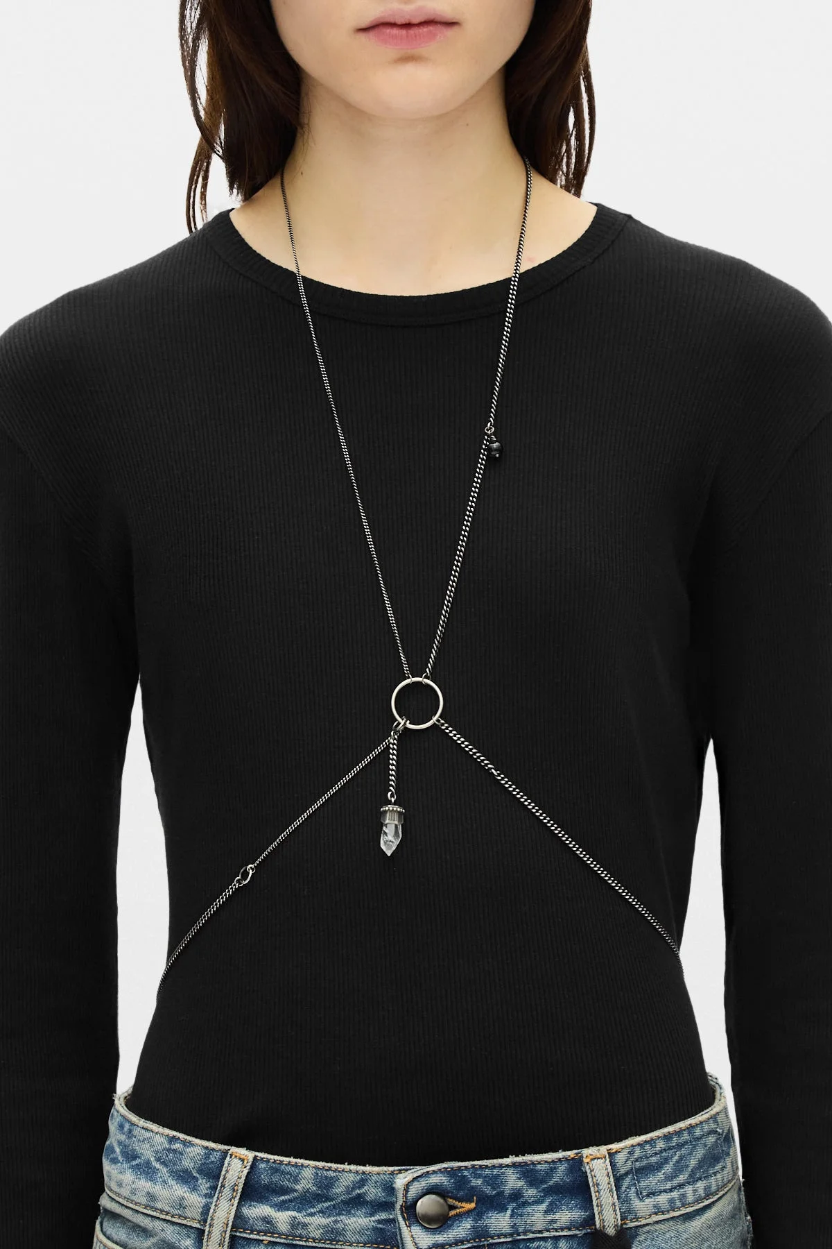 Adeline Body Chain Necklace - 1