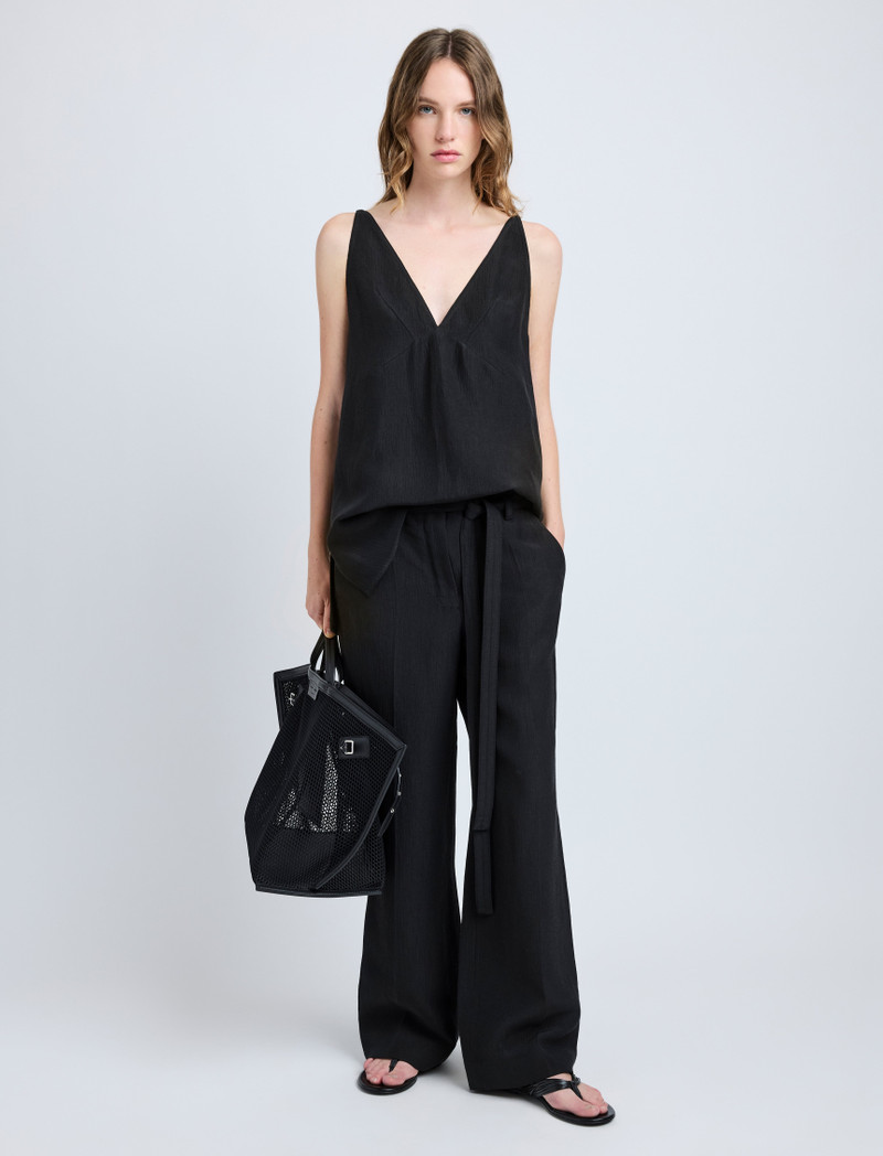 Proenza Schouler Maggi Pant in Cotton Viscose Linen outlook