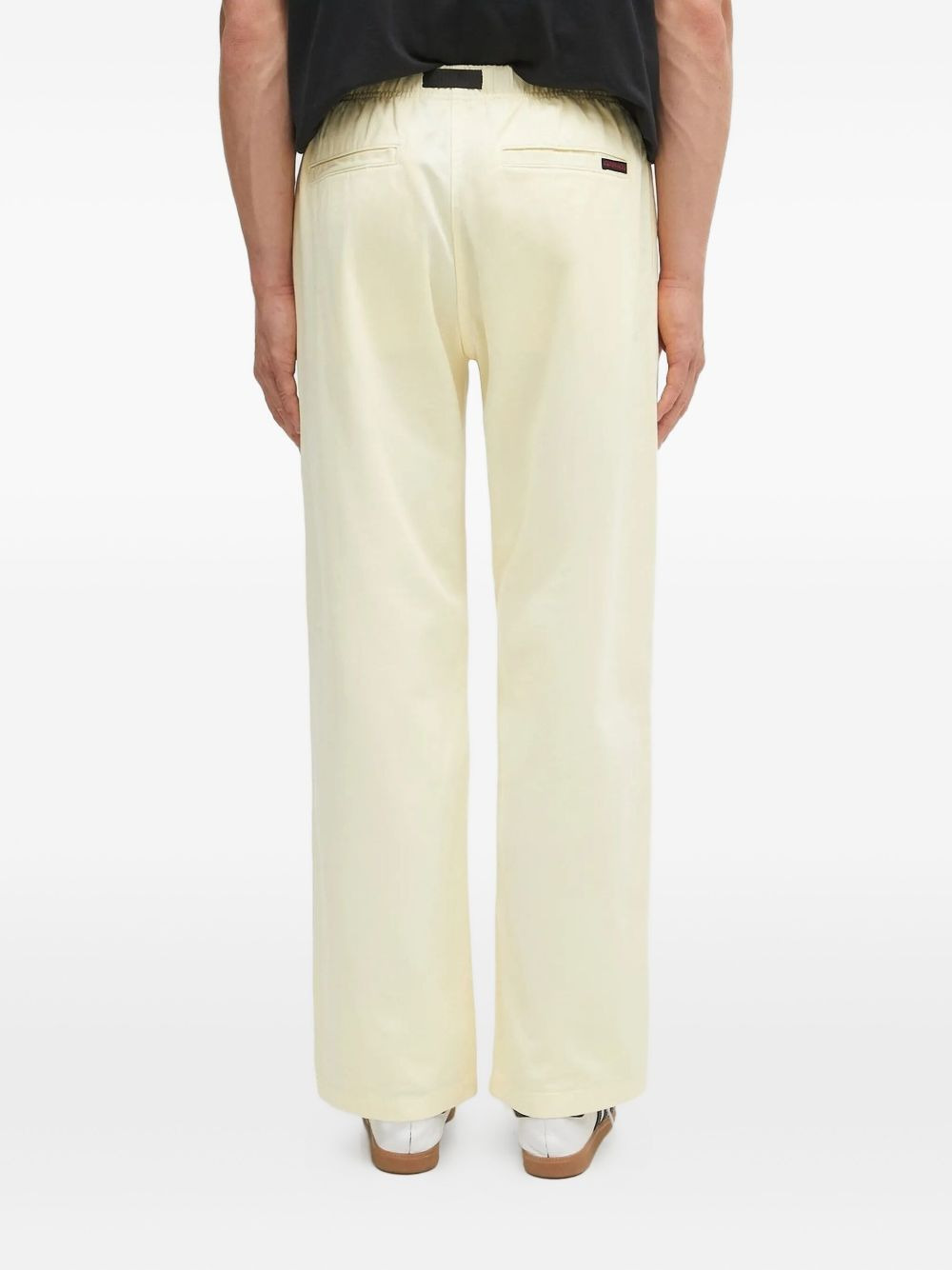 elasticated-waist belted trousers - 2