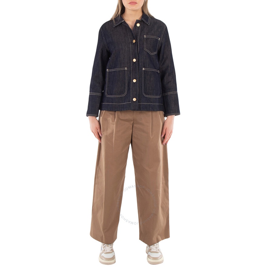 Max Mara Ella Washed Denim Jacket - 4