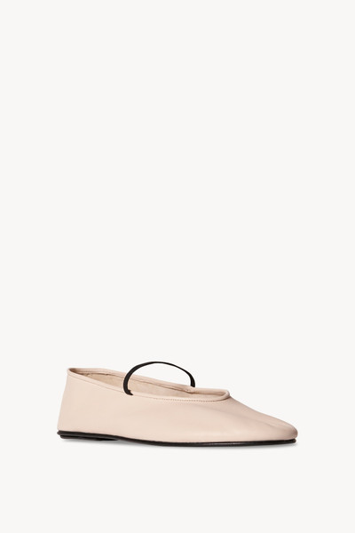 The Row Elastic Ballet Slipper in Leather outlook
