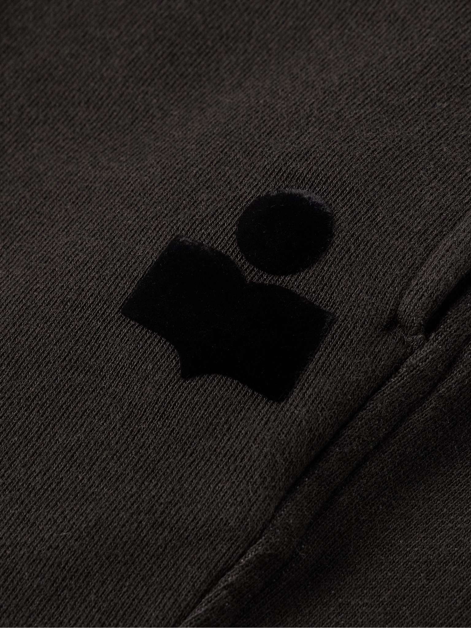 Mailesco Logo-Flocked Cotton-Blend Jersey Sweatpants - 4