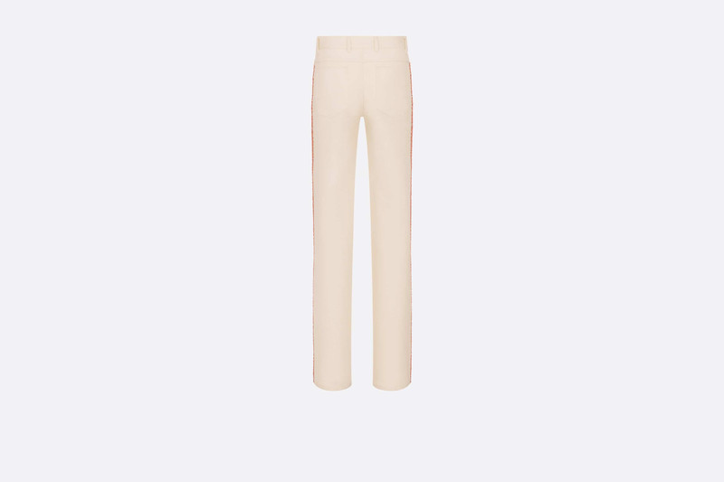 Dior Embroidered Fitted Jeans outlook