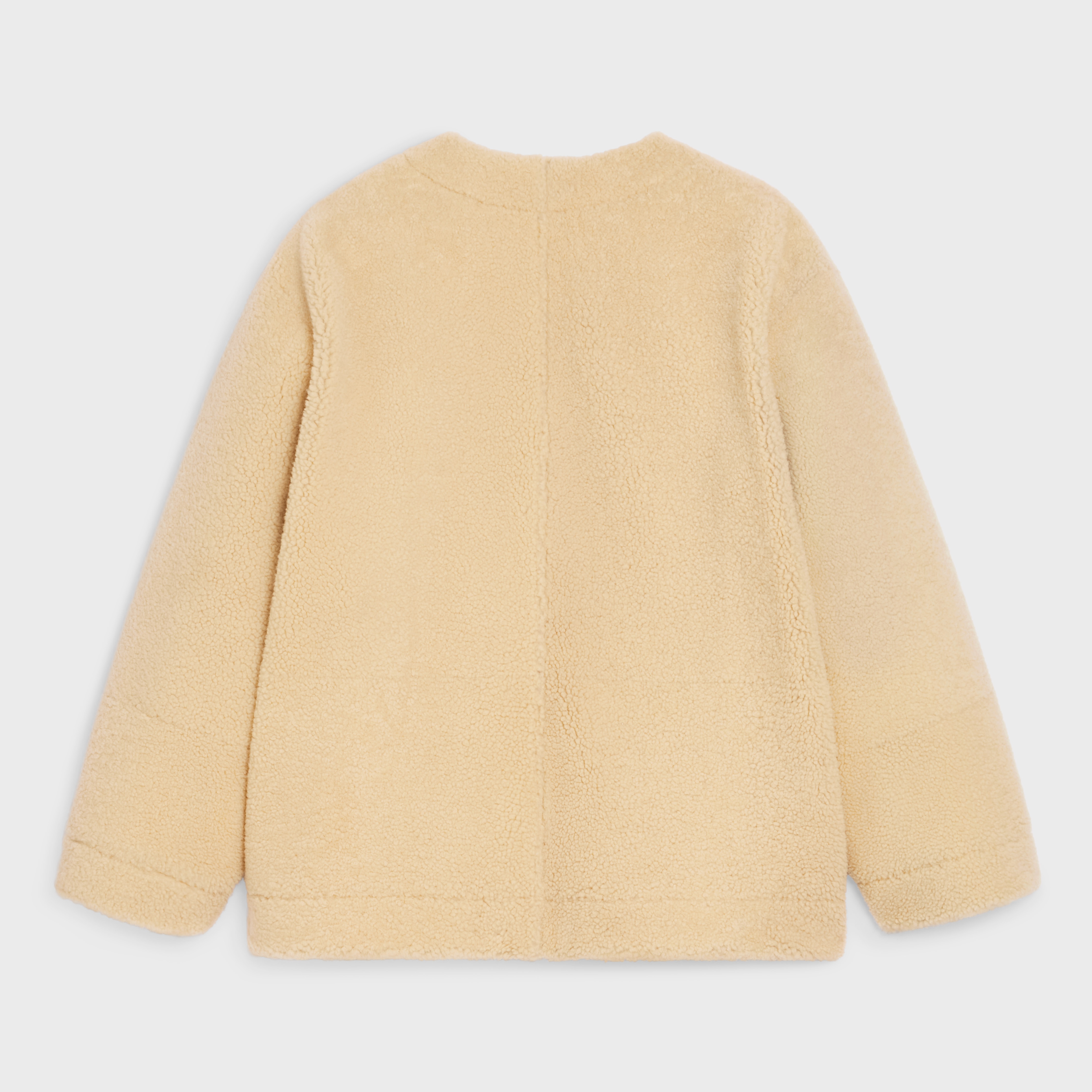 Jacket with pure collar in Shearling - 2