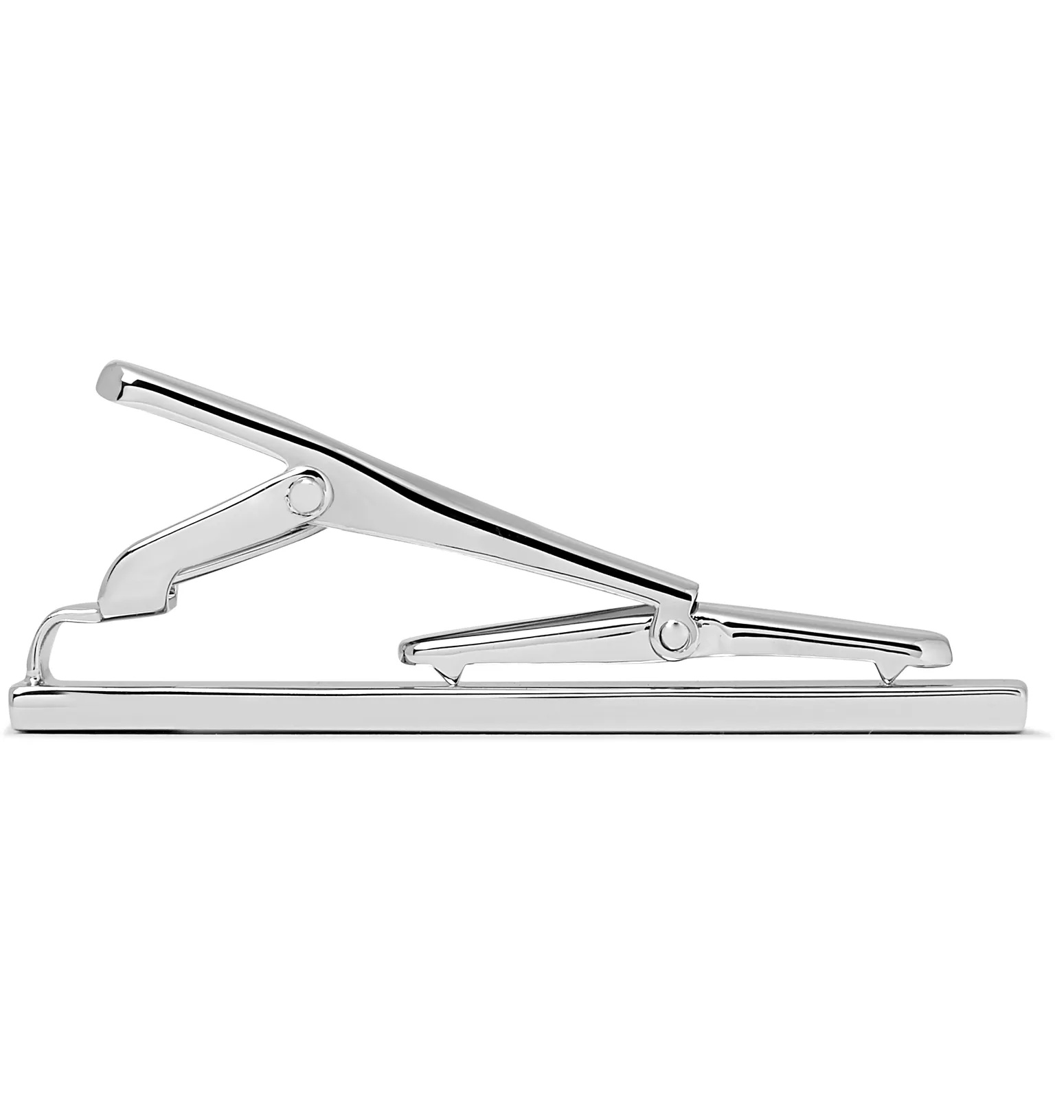 Silver-Tone and Enamel Tie Clip - 2