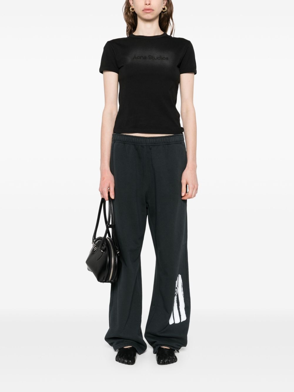 Numbers-motif track pants - 2