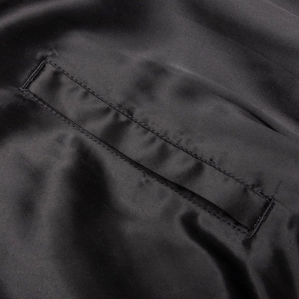 SAINT MICHAEL X BORN X RAISED SATIN JACKET - BLACK/GREY - 4