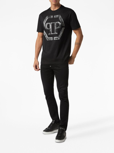 PHILIPP PLEIN logo-print cotton T-shirt outlook