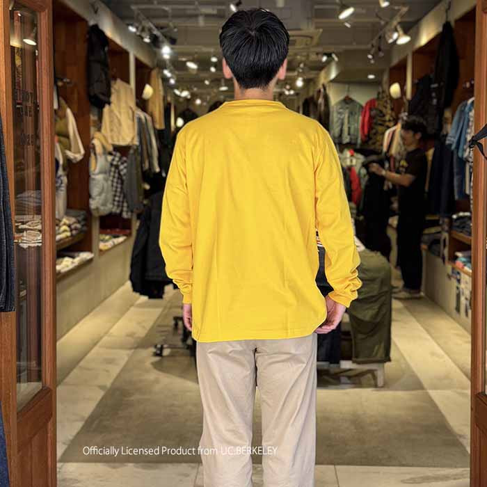 Made in U.S.A. T1011 - LONG SLEEVE T-SHIRT - UC BERKELEY - C5-C404 - 8