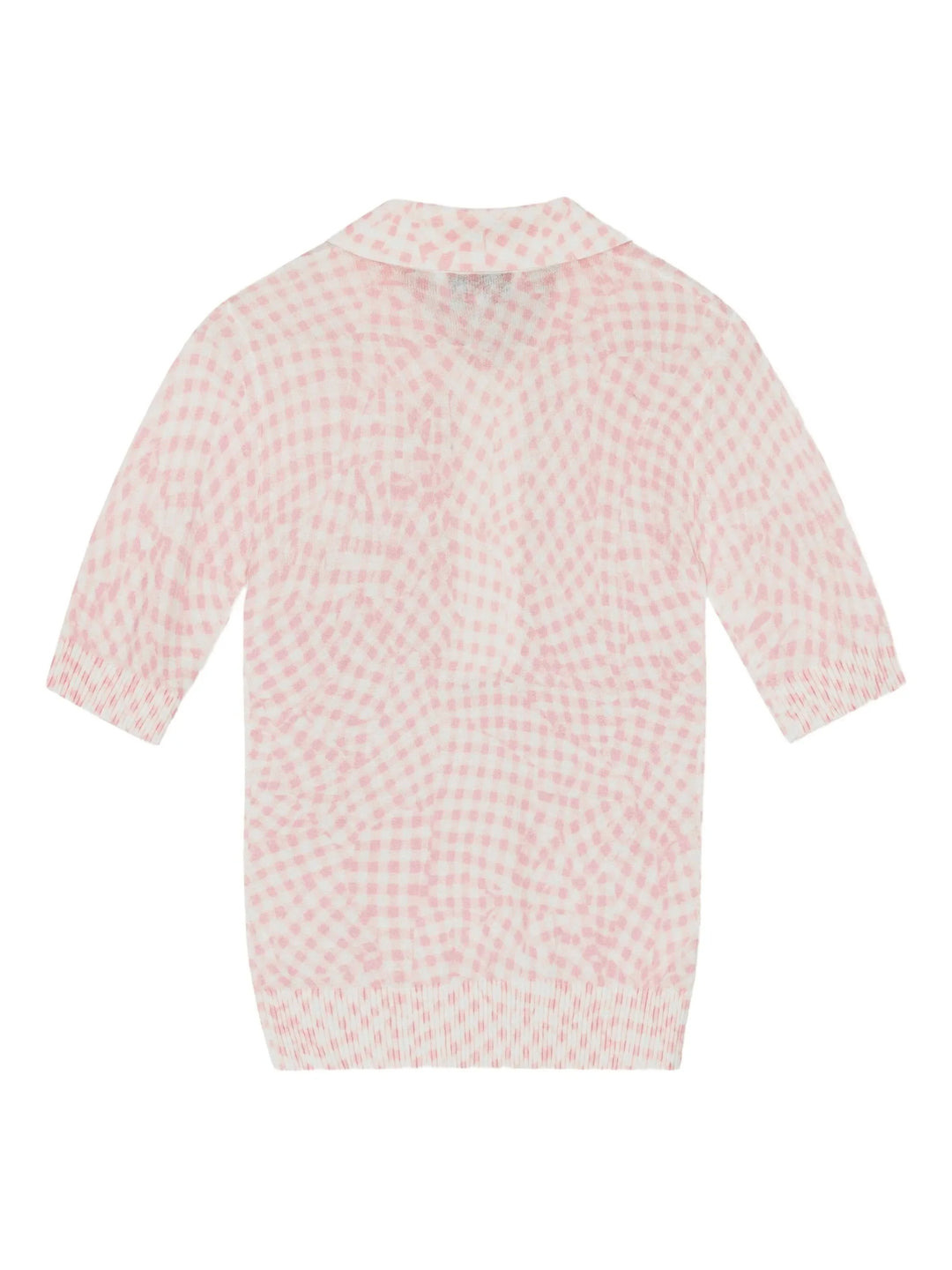 Sheer Cotton Printed Polo - 6