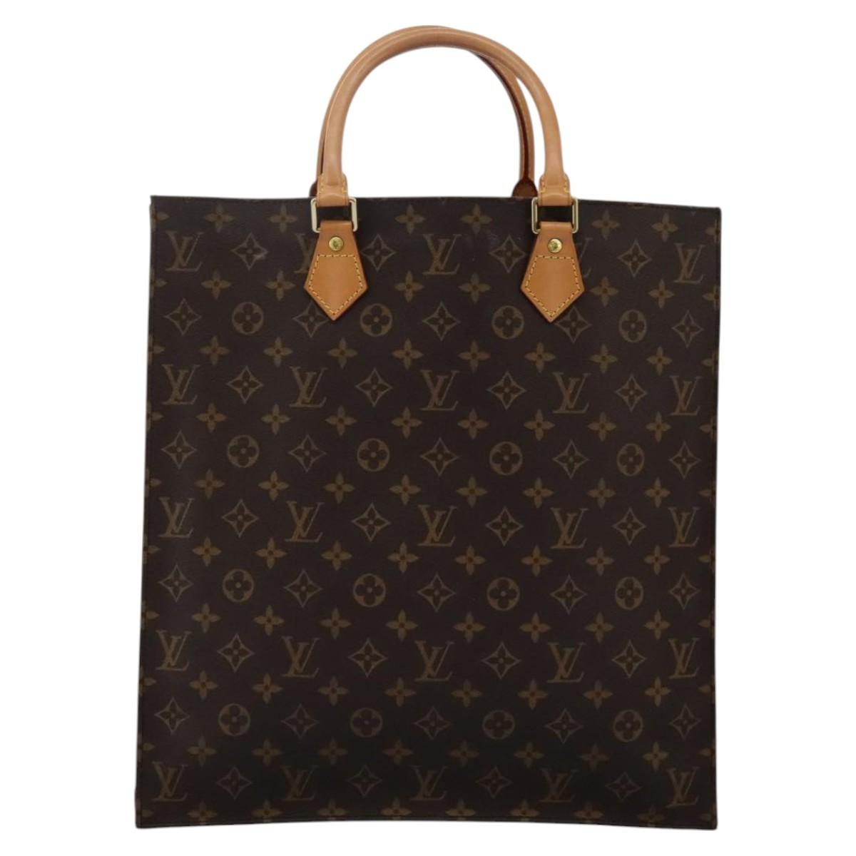 LOUIS VUITTON Monogram Sac Plat Hand Bag M51140 - 2
