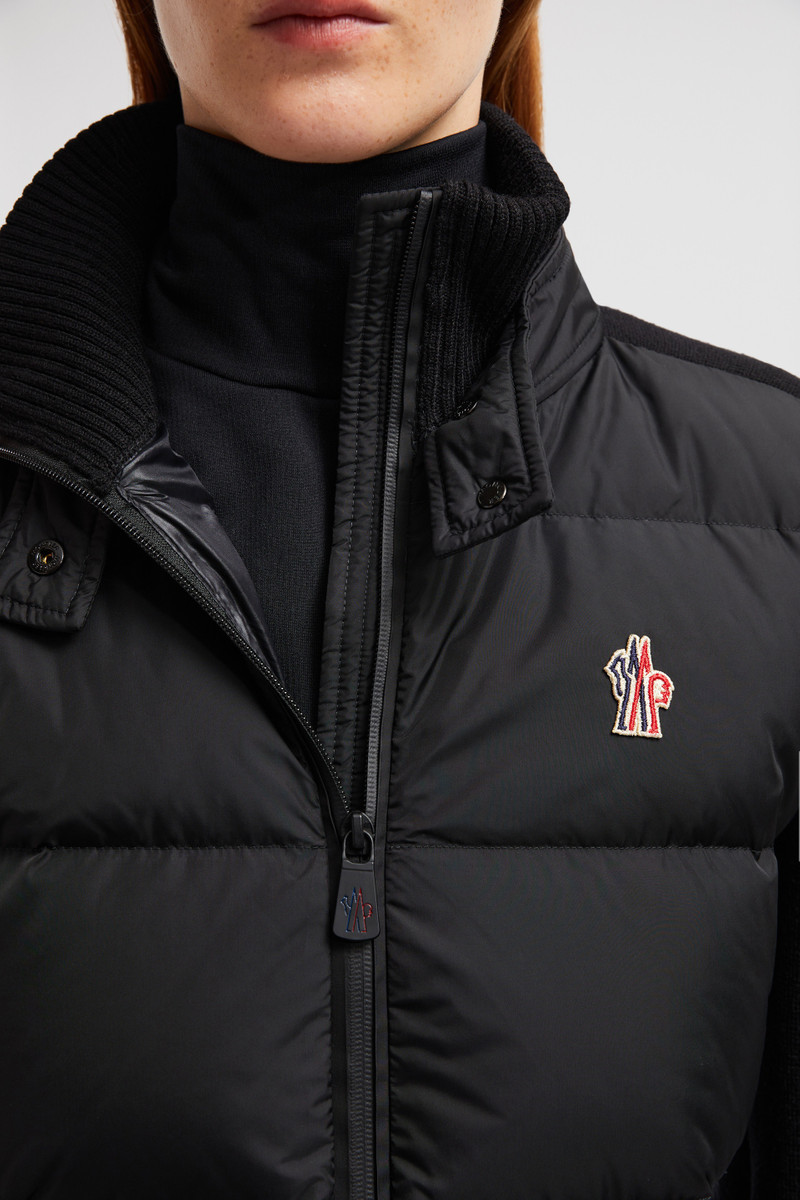 Padded Wool Zip-Up Cardigan 6