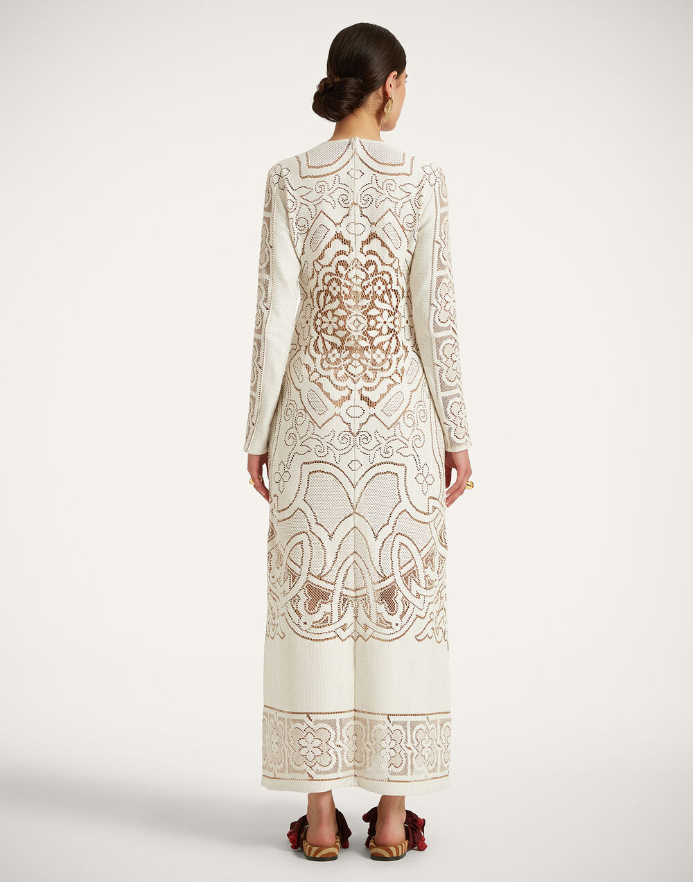 Lacey Long Sleeve Swing Dress - 5