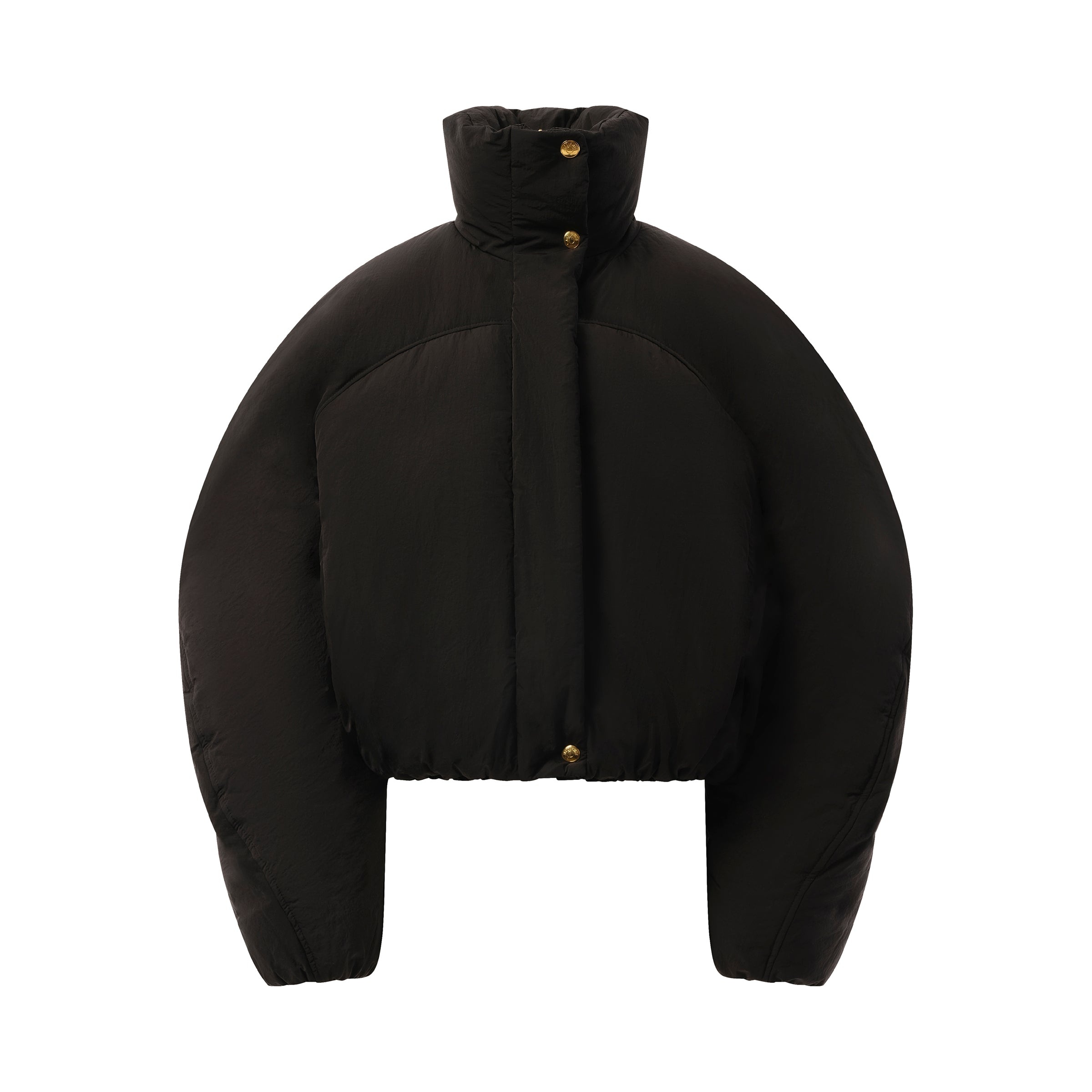 La Doudoune Courte Caraco in Black - 2