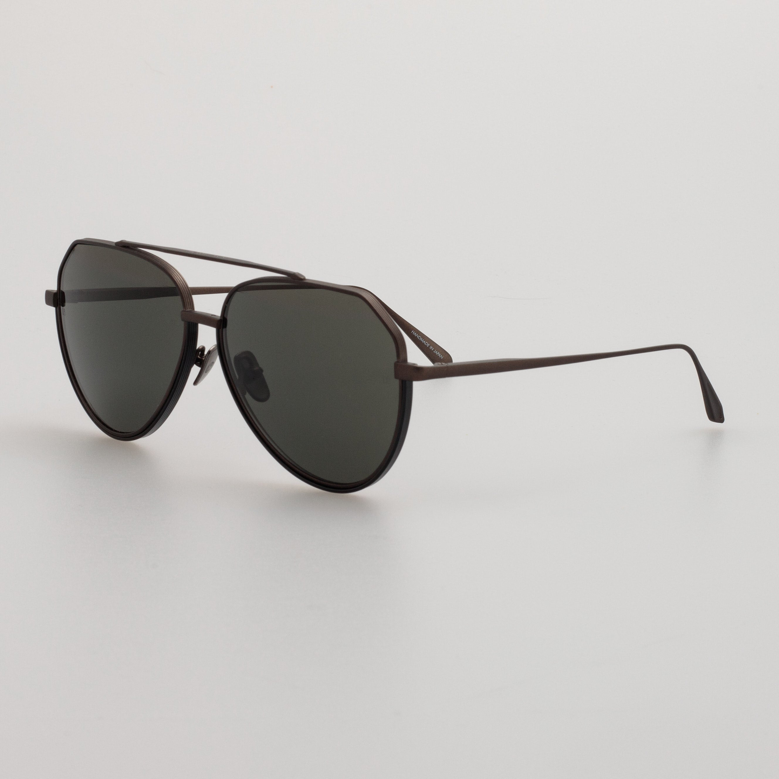 MEN'S BAYER AVIATOR SUNGLASSES IN NICKEL - 5