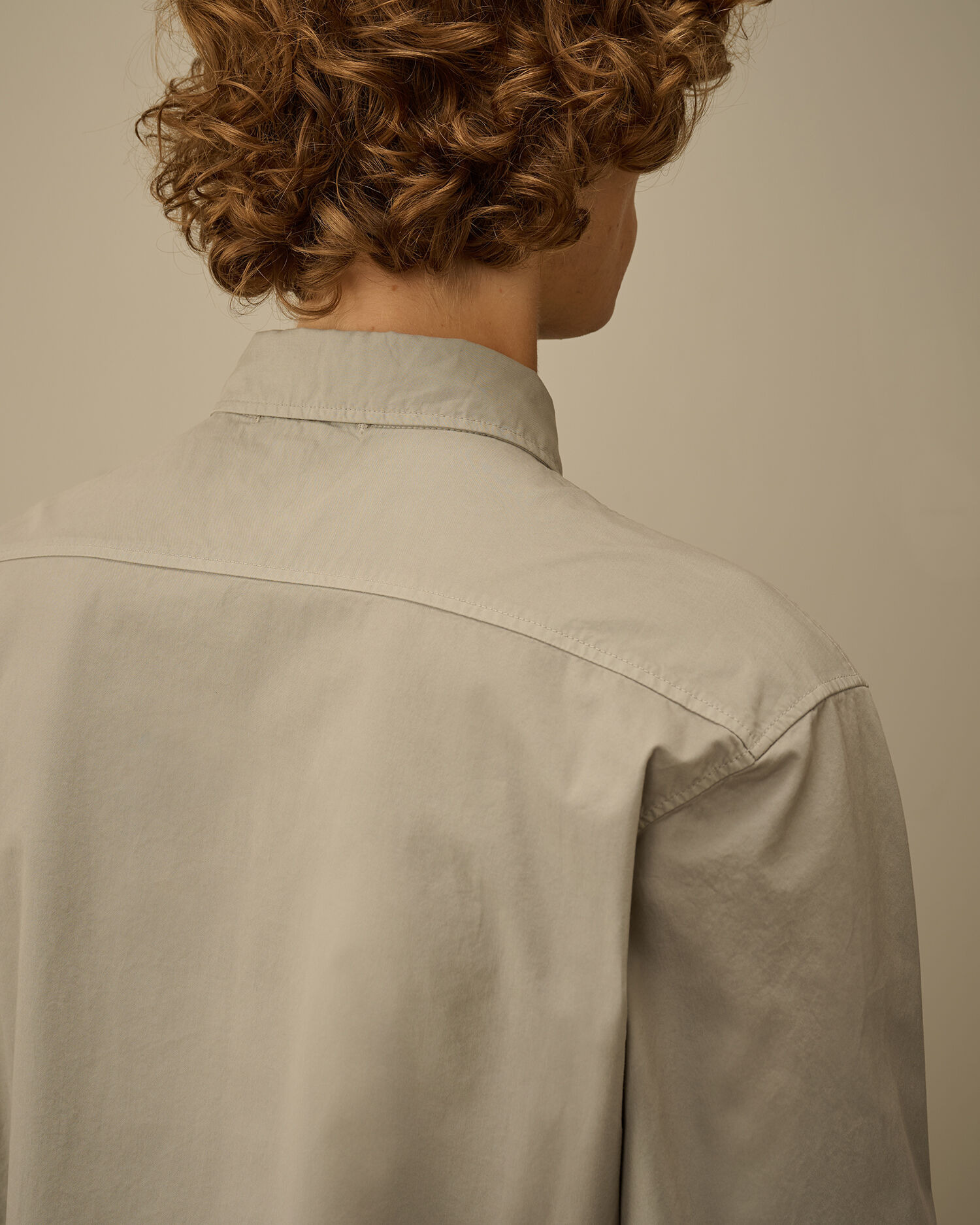 Organic Gabardine Longsleeve Button Shirt - 6