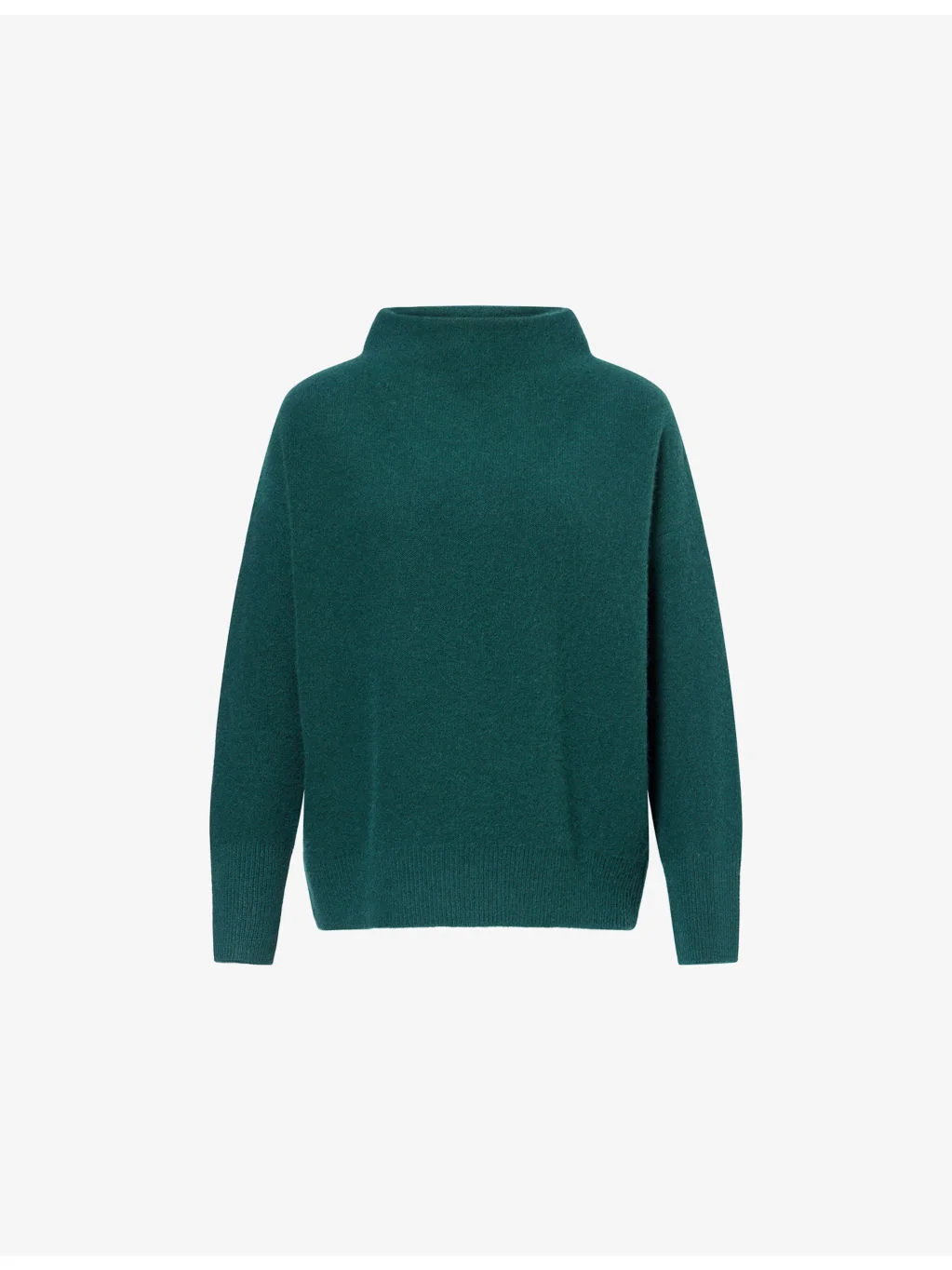 Funnel-Neck Relaxed-Fit Cashmere Jumper - 1