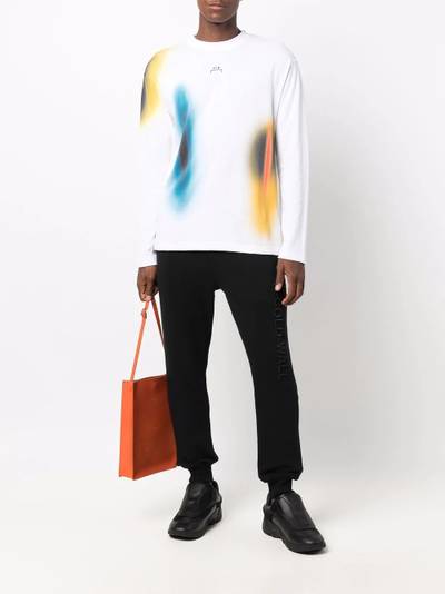 A-COLD-WALL* abstract-pattern spray-print T-shirt outlook