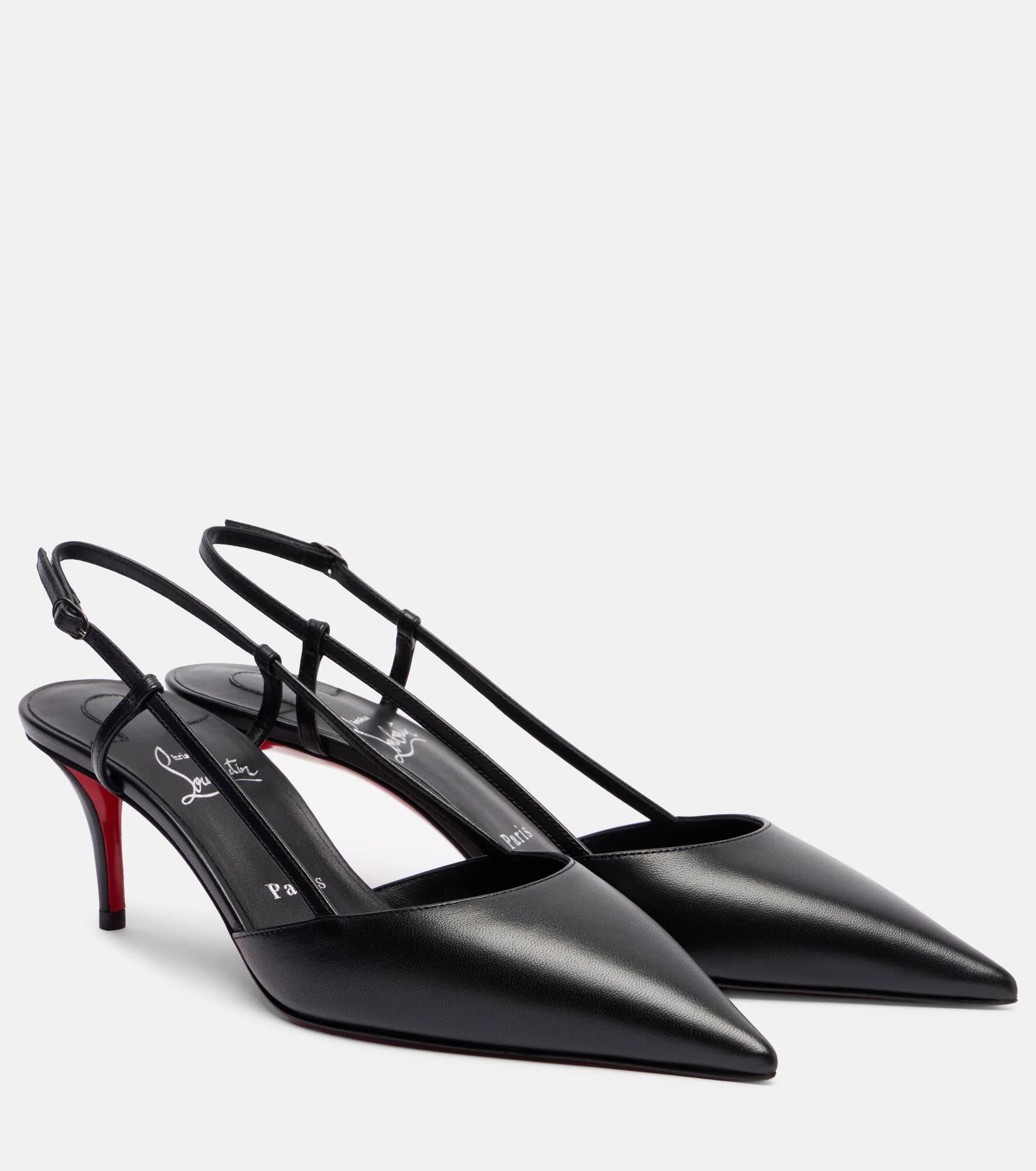 Miss Z Sling 60 leather slingback pumps - 1
