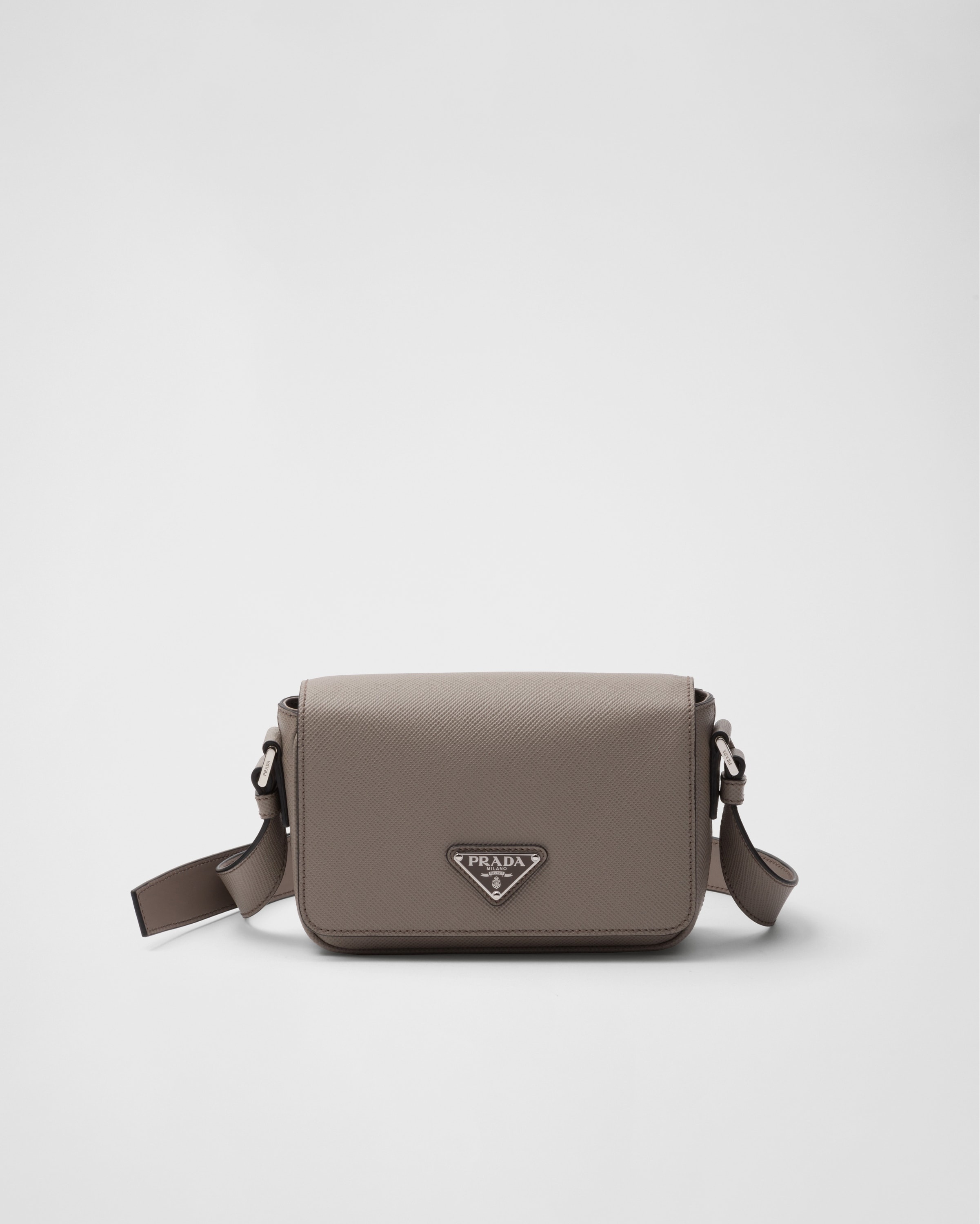 Saffiano leather shoulder bag - 1