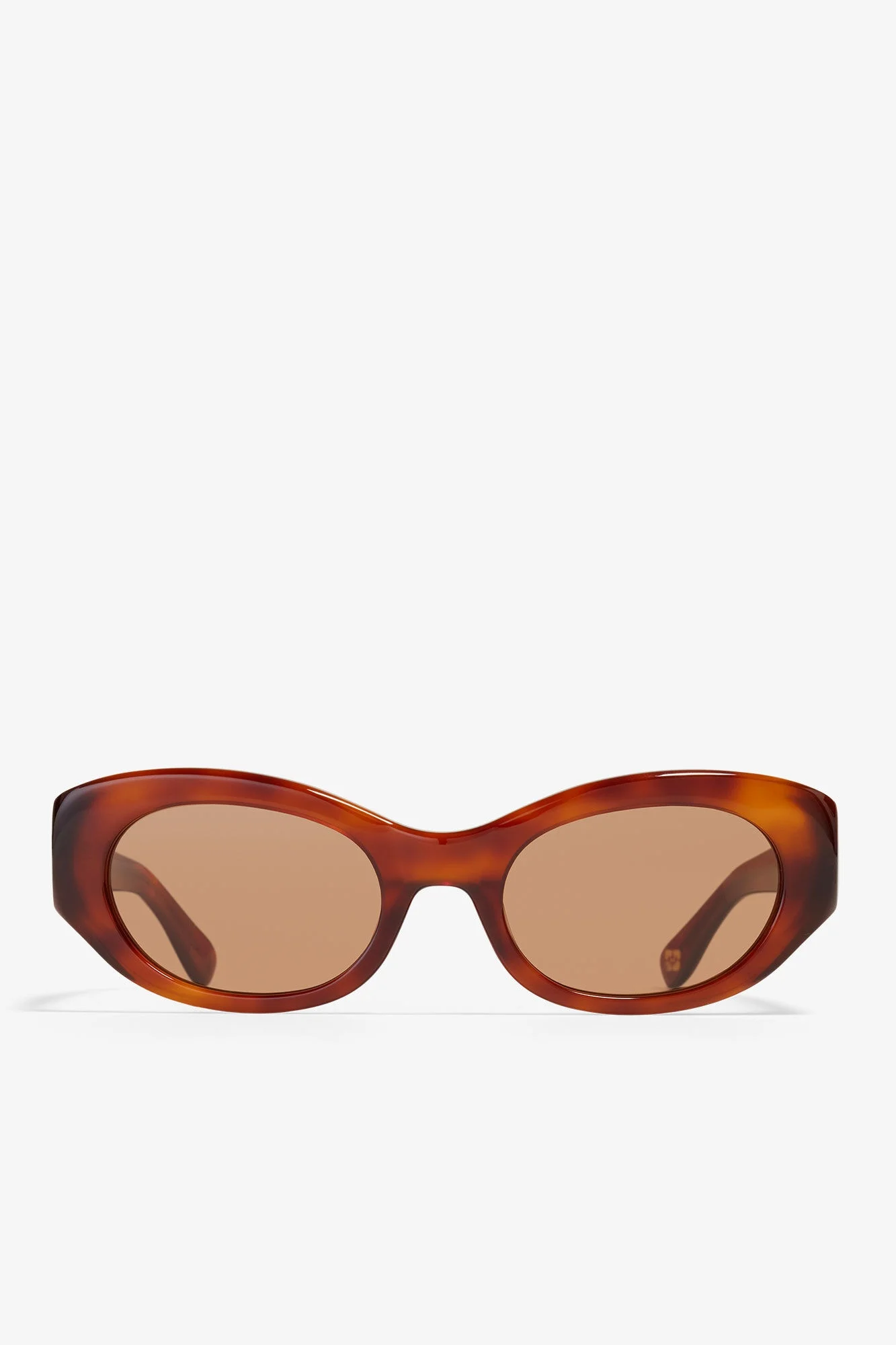 GANNI X ACE & TATE TIGER'S EYE DAKOTA SUNGLASSES - 1