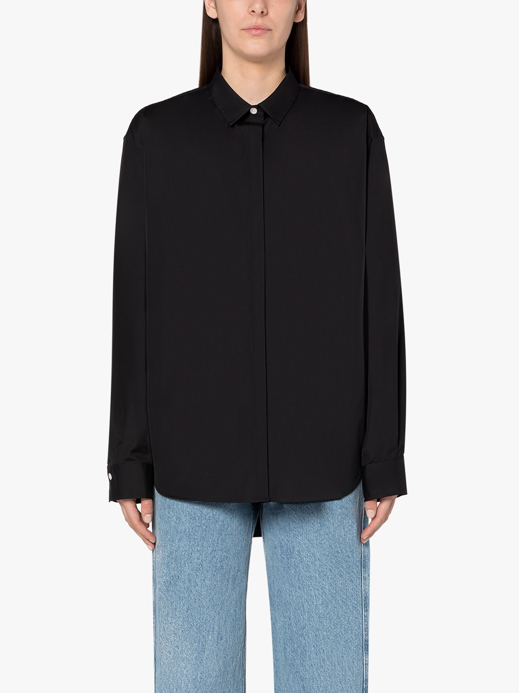 BLUEBELLS BLACK COTTON SHIRT - 3