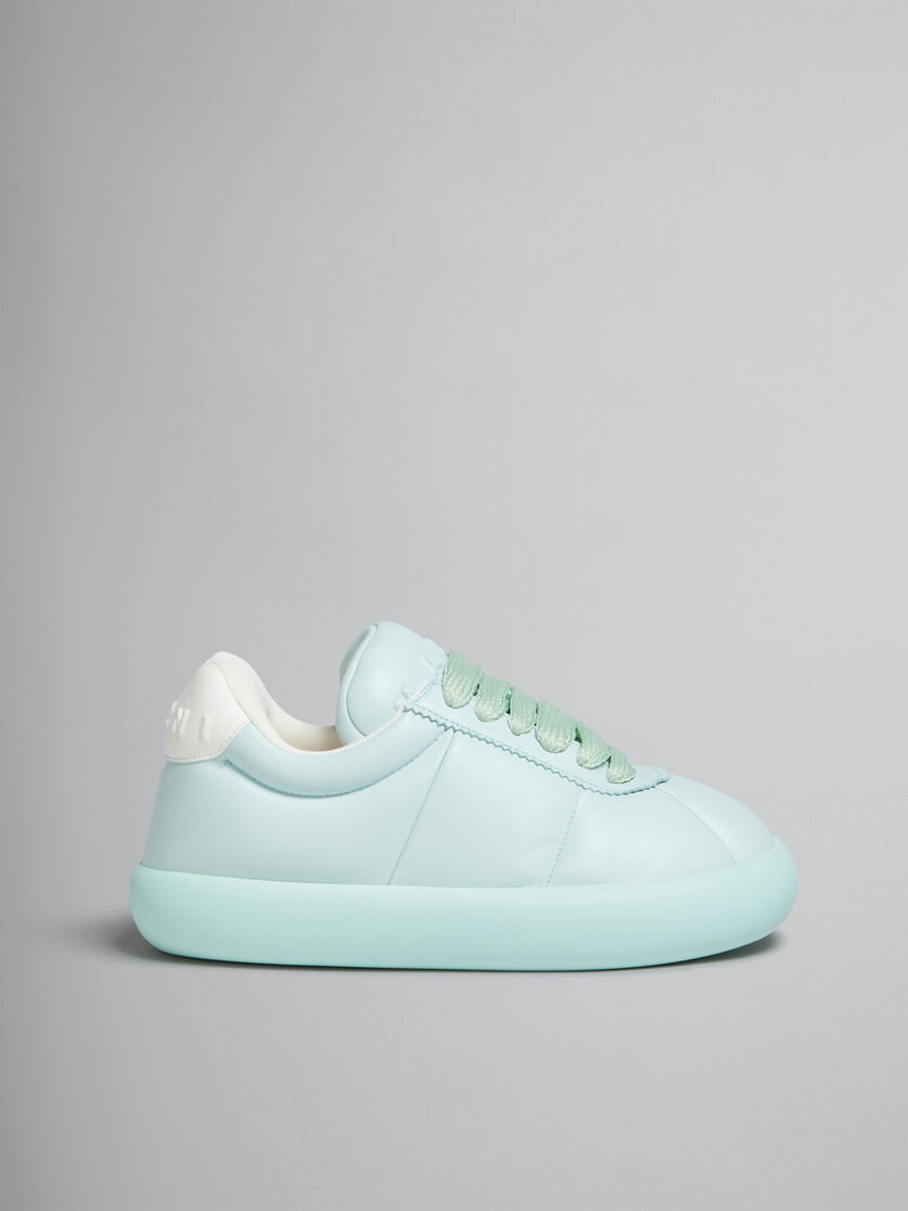 LIGHT BLUE LEATHER BIGFOOT 2.0 SNEAKER - 1