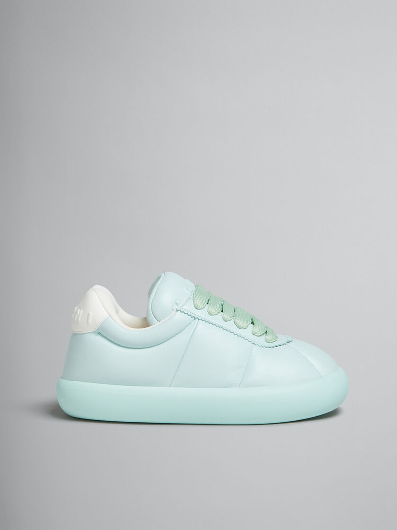 LIGHT BLUE LEATHER BIGFOOT 2.0 SNEAKER 1