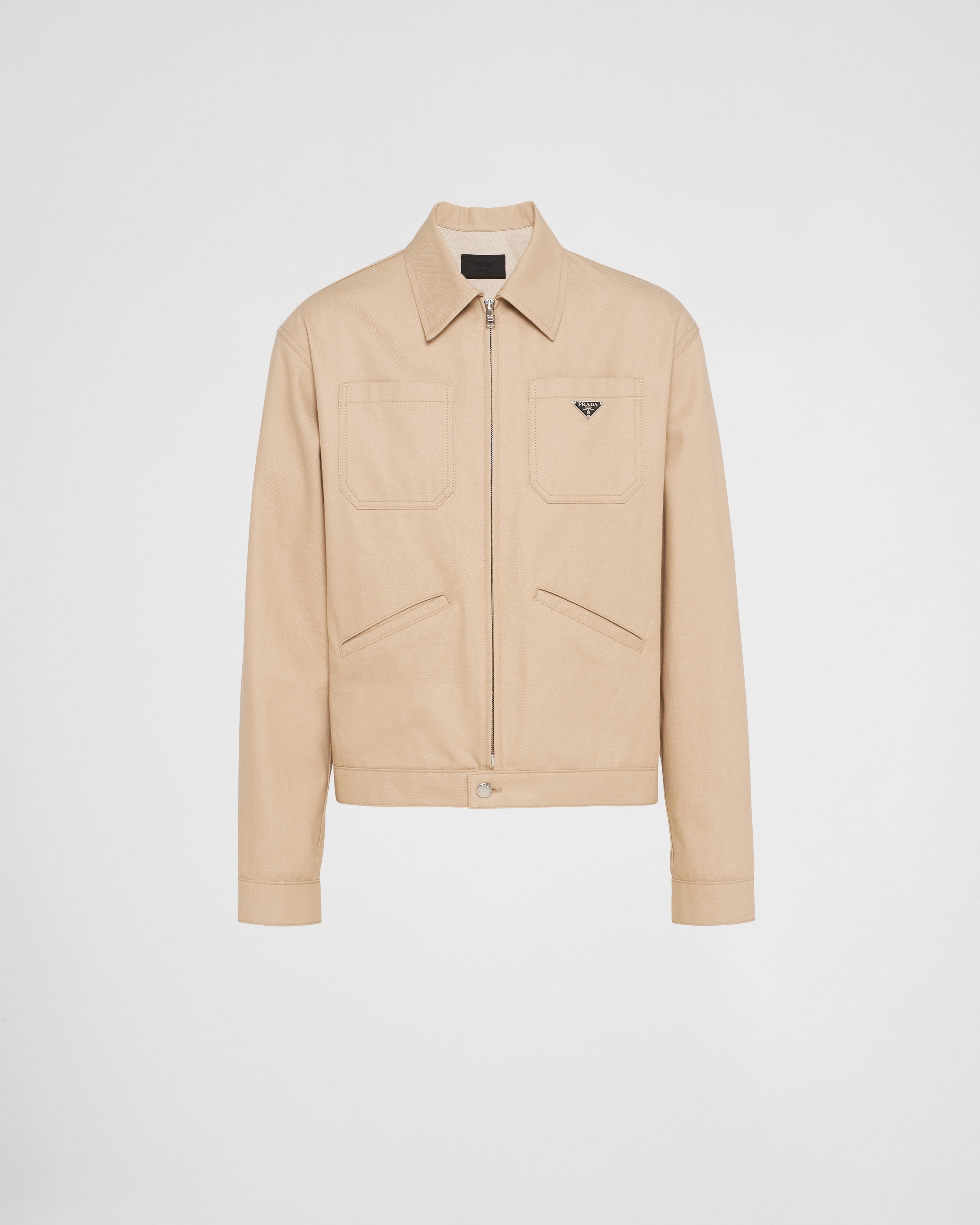 Denim blouson jacket - 1