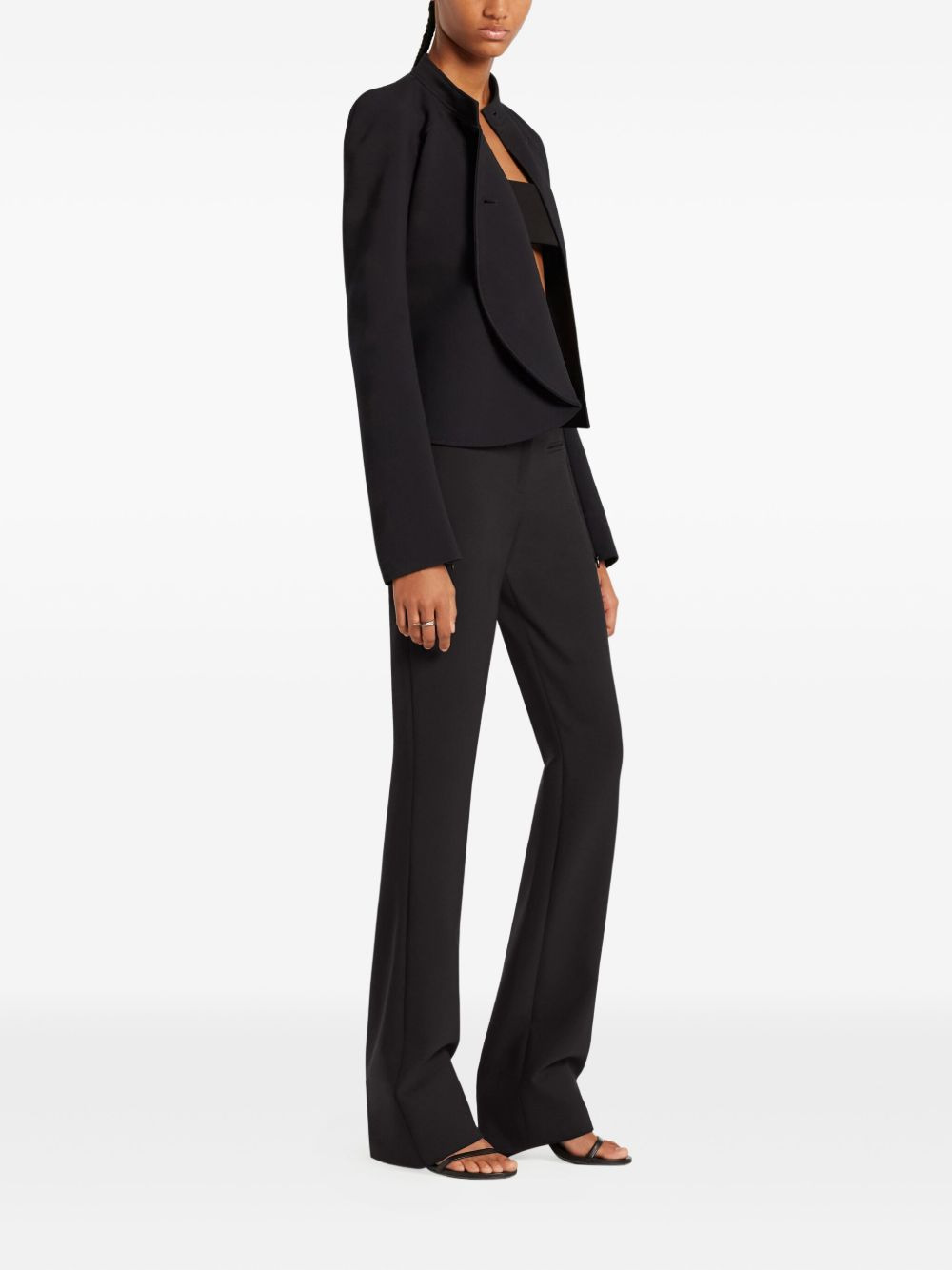 cropped blazer - 2