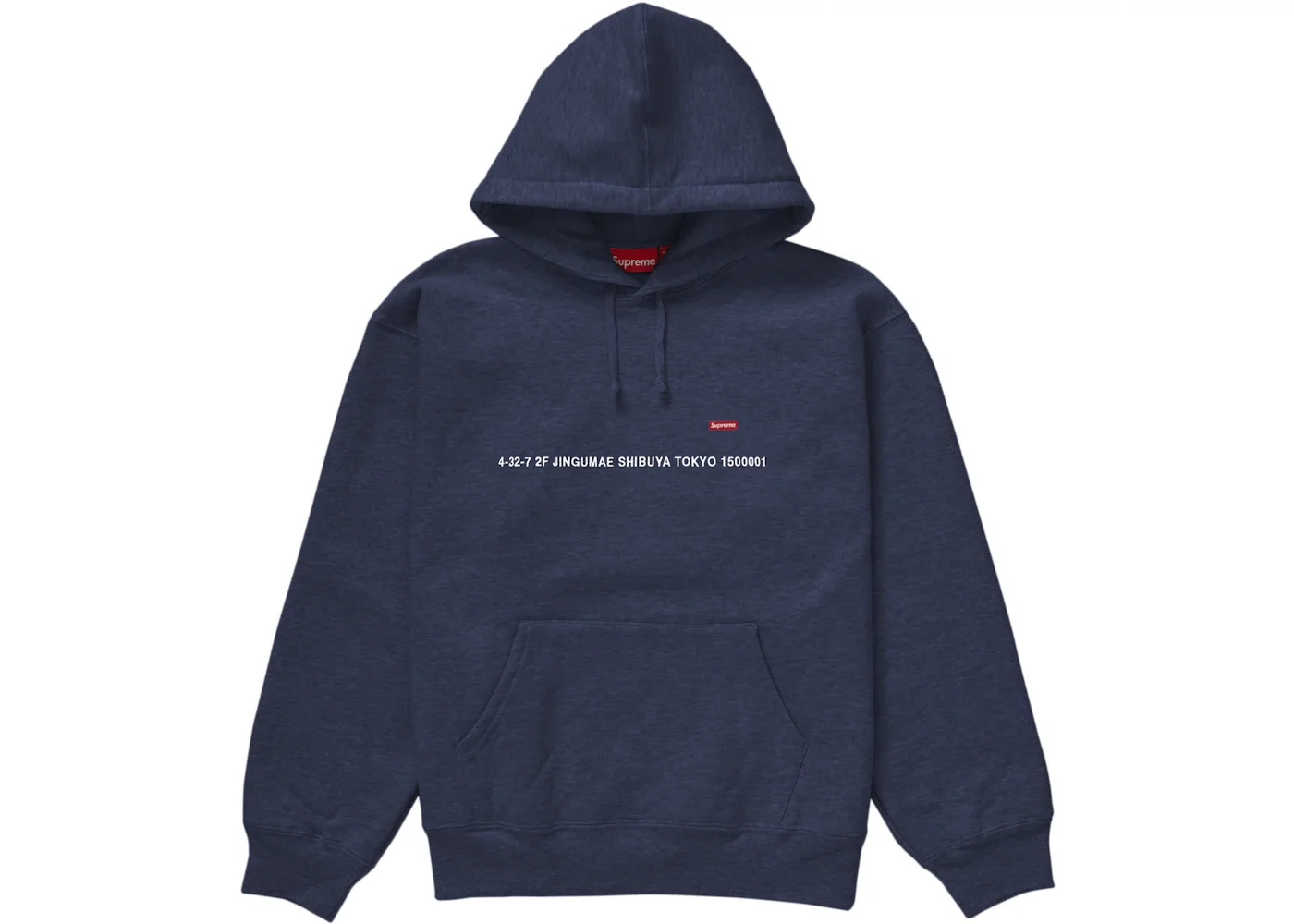 Supreme Supreme Small Box Hooded Sweatshirt (Tokyo Shop) Navy 