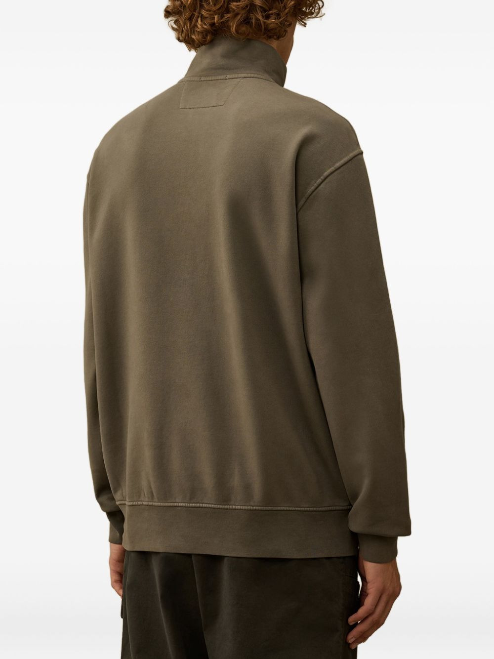 half-zip lens-pocket sweatshirt - 4