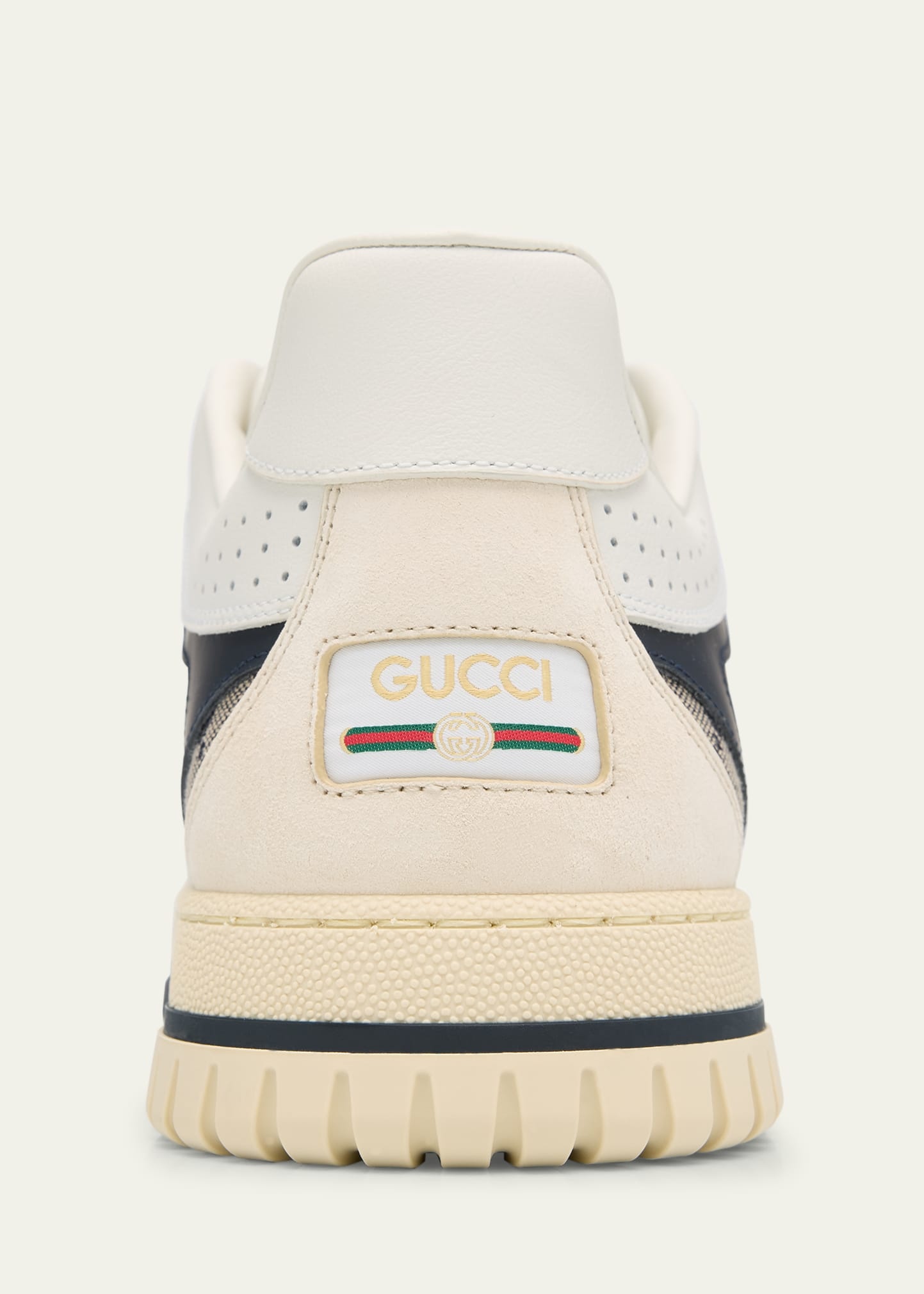 Men's Re-Web GG Supreme Canvas and Leather Sneakers - 4