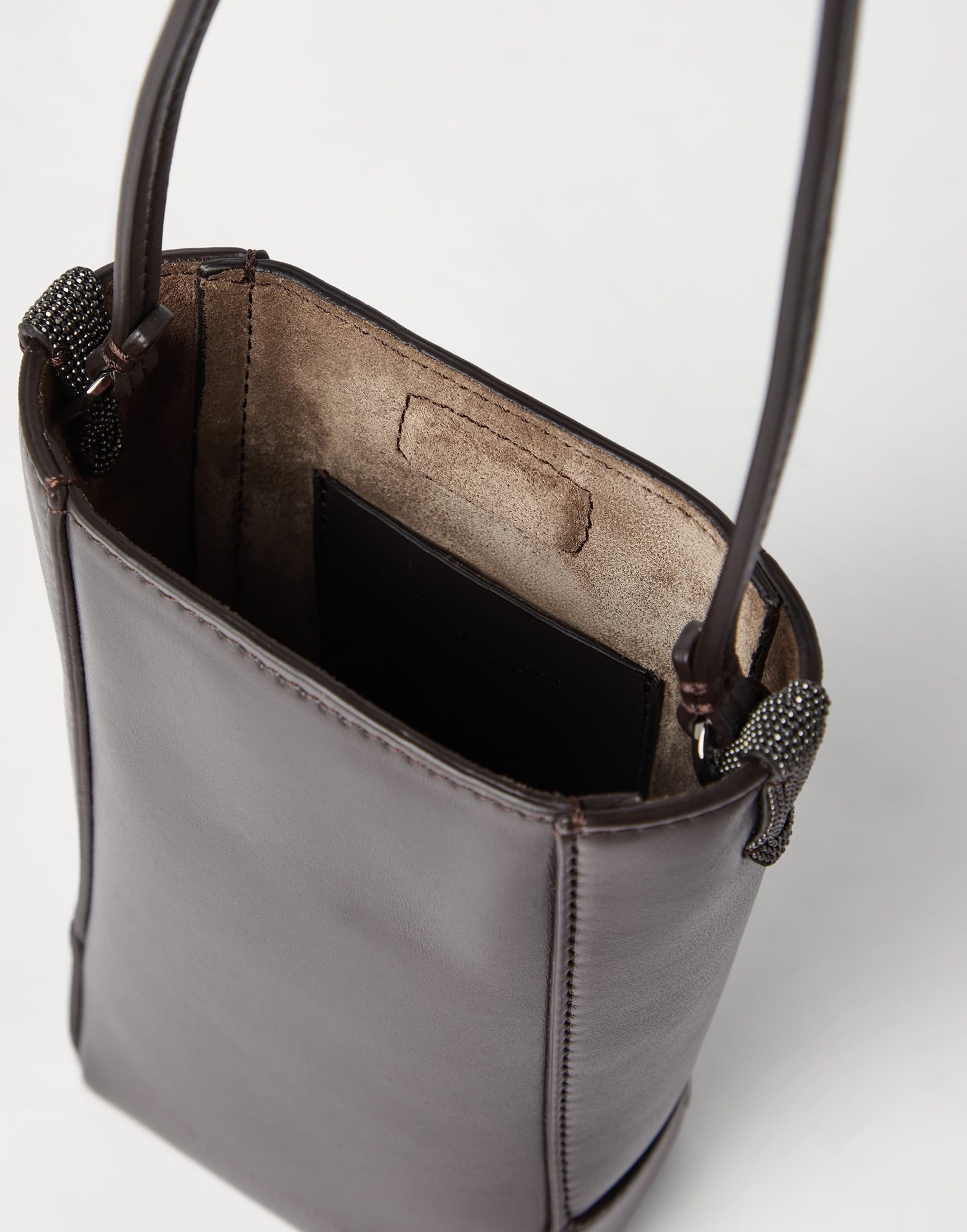 BC Duo phone holder in calfskin with monili - 5