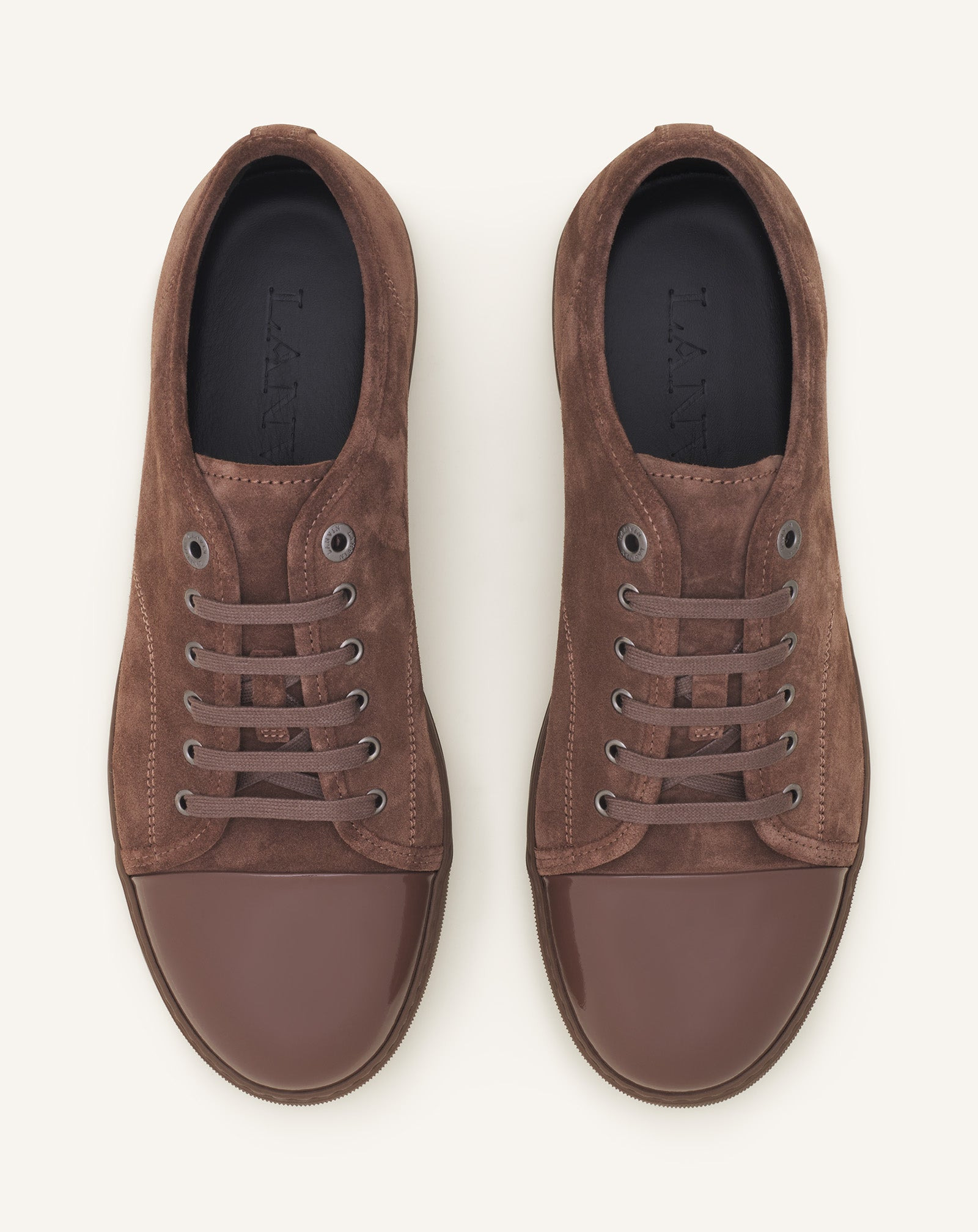 DBB1 SNEAKERS IN SUEDE AND PATENT LEATHER - 4