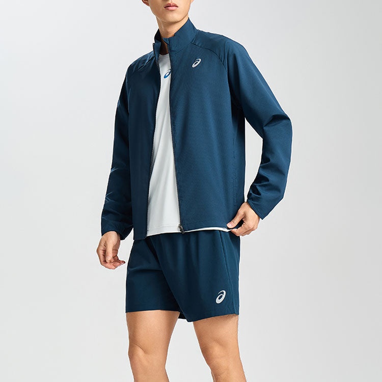 ASICS Full Zip Knit Jacket 'Velvet Pine' 2011D043-401 - 4