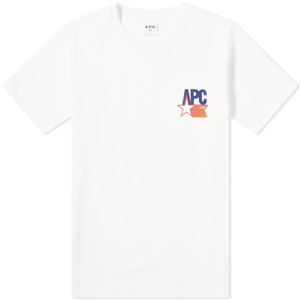 A.P.C. Marcellus USA Logo Tee - 1