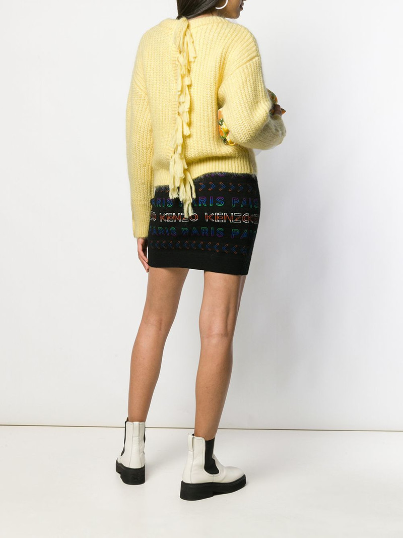 KENZO scoop neck knitted jumper outlook