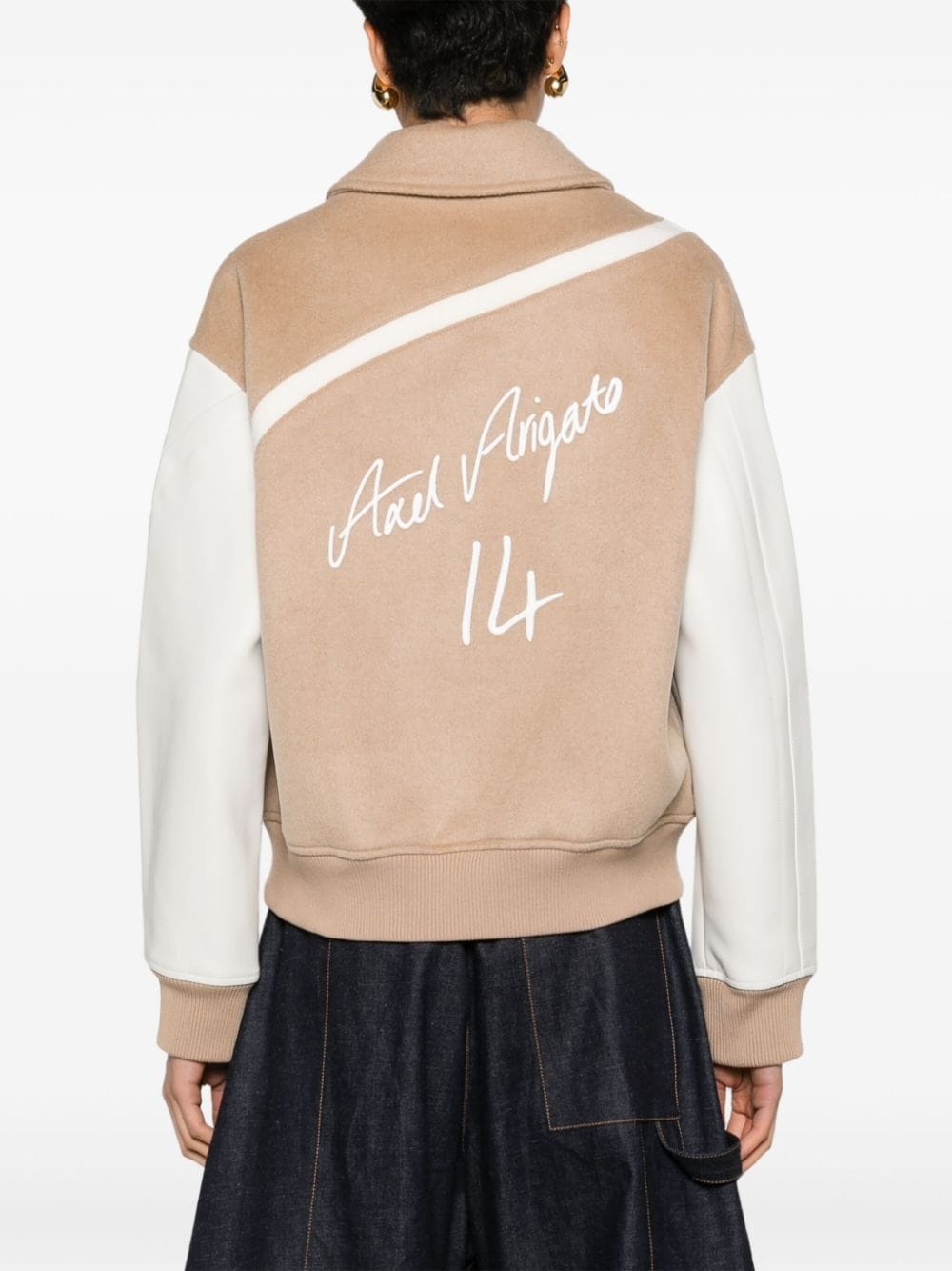 Bay wool-blend varsity jacket - 4