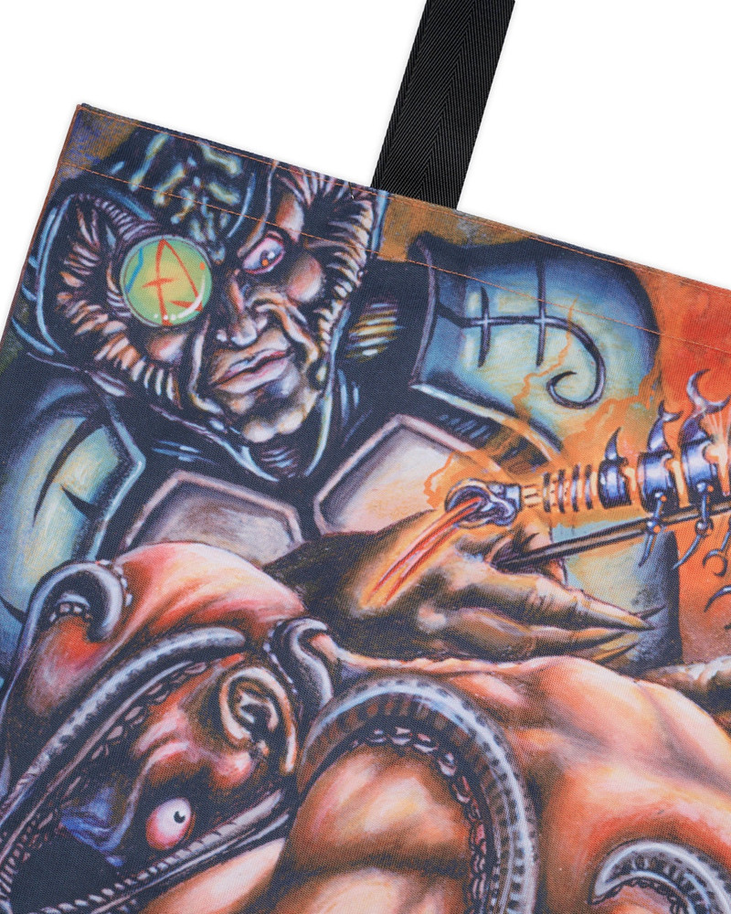 BRAIN DEAD Brain Dead x Magic: The Gathering Spinal Graft Tote Bag - Orange outlook