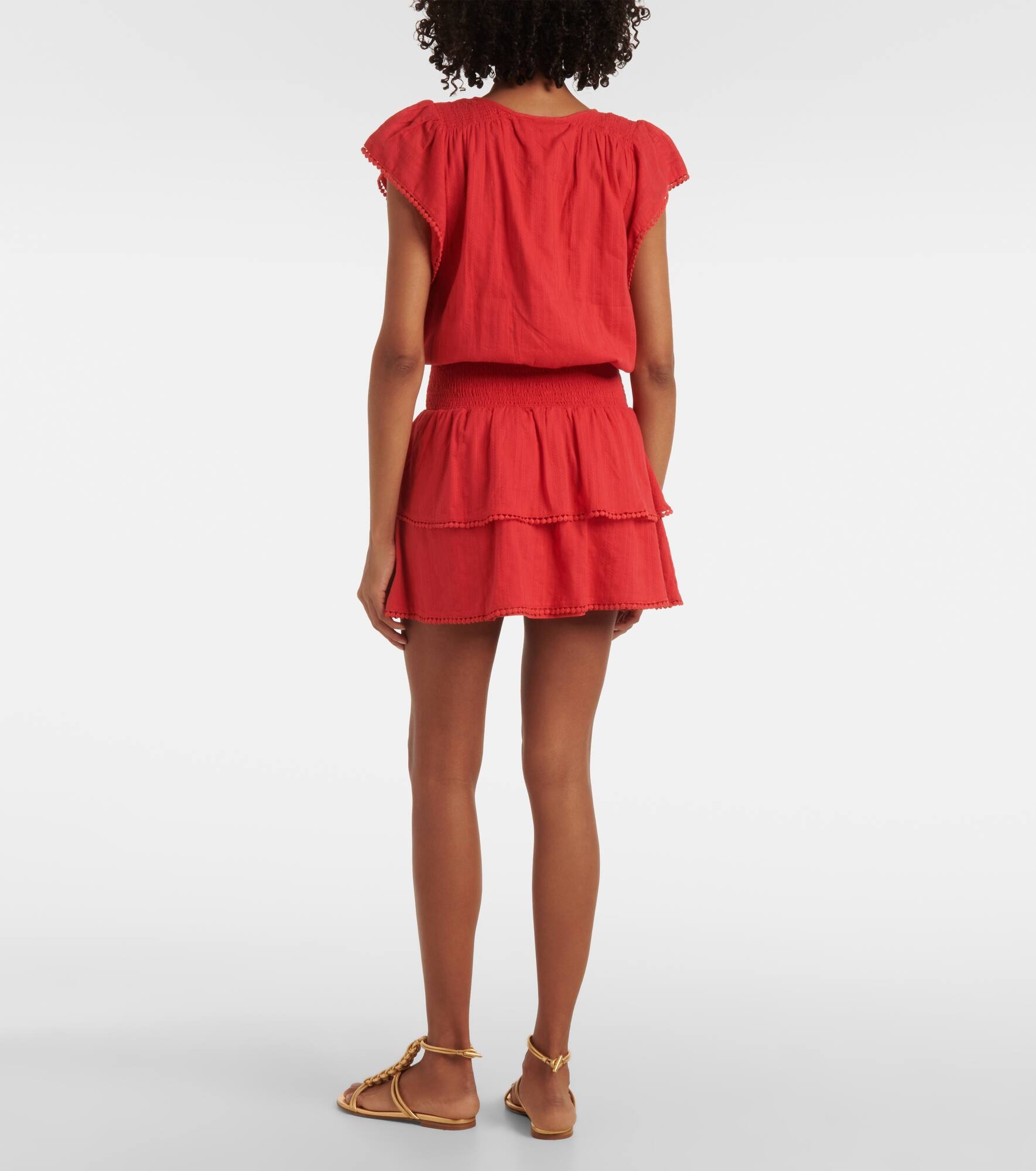Keri tiered cotton minidress - 3
