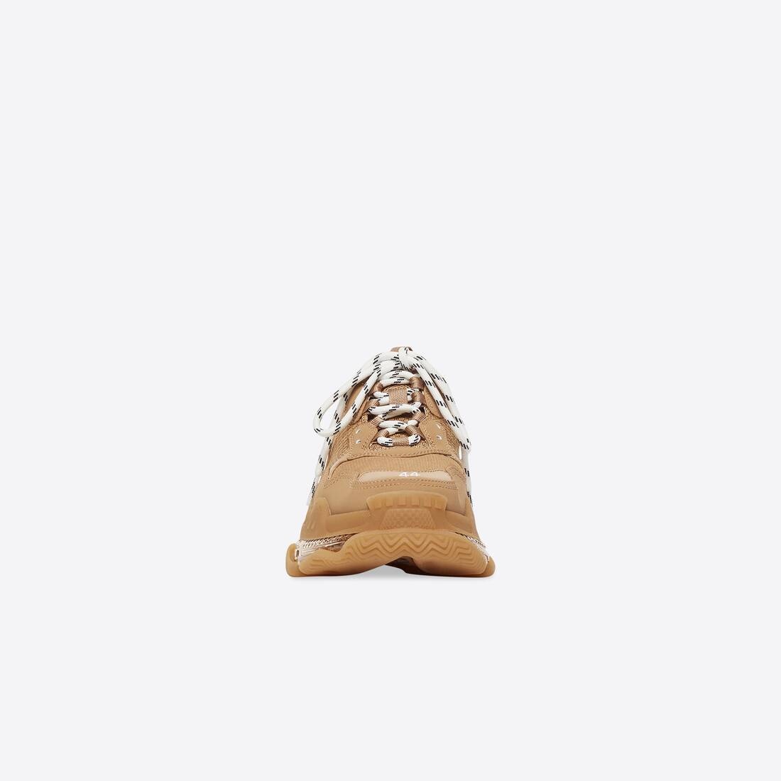 Men's Triple S Clear Sole Sneaker in Brown - 3