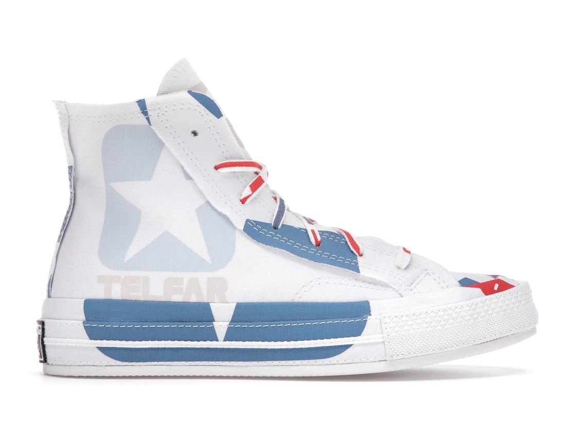 Converse Chuck Taylor All-Star 70 Hi Telfar White Blue - 1