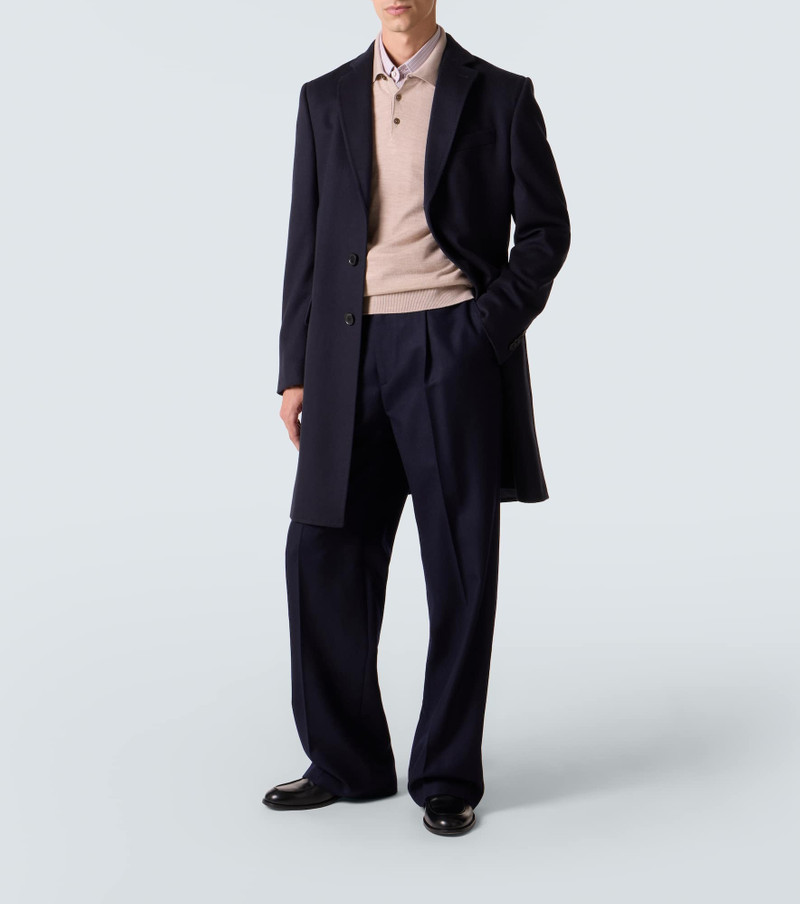 ZEGNA Wool and cashmere-blend coat outlook