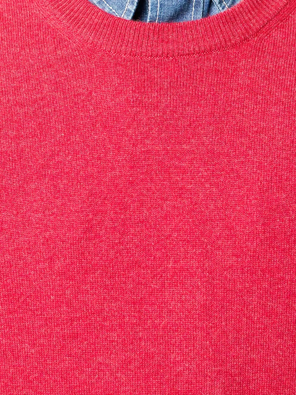 rib-trimmed cashmere jumper - 5